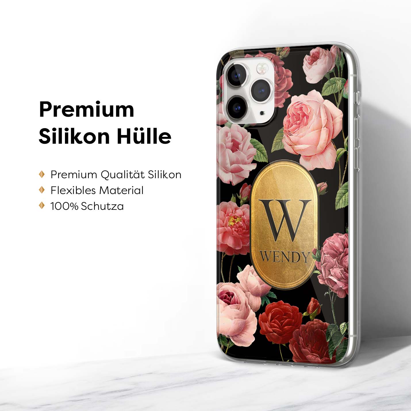 3D EMBOSSED ROSE DREAM - 1instaphone