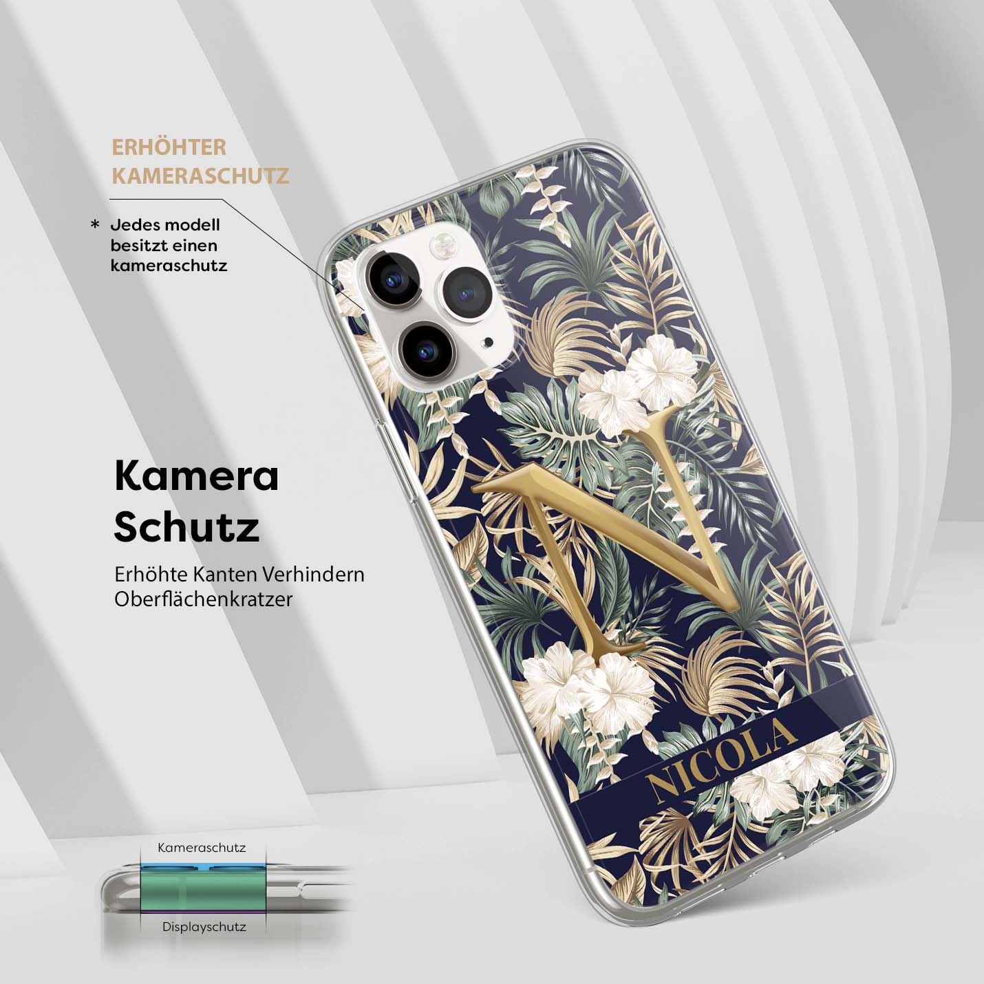 3D EMBOSSED TROPICAL - 1instaphone