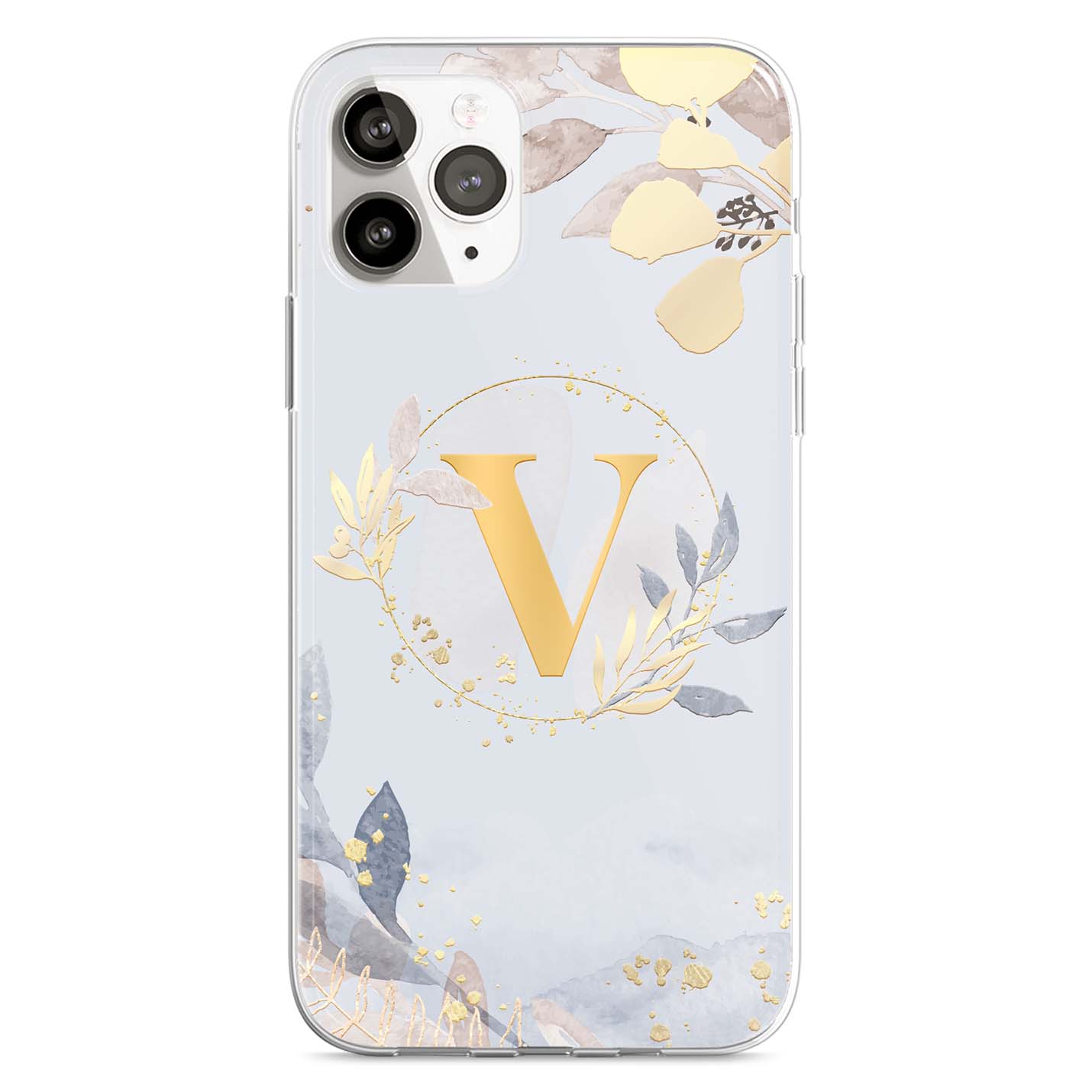 3D EMBOSSED WATERCOLOR BLUE - 1instaphone