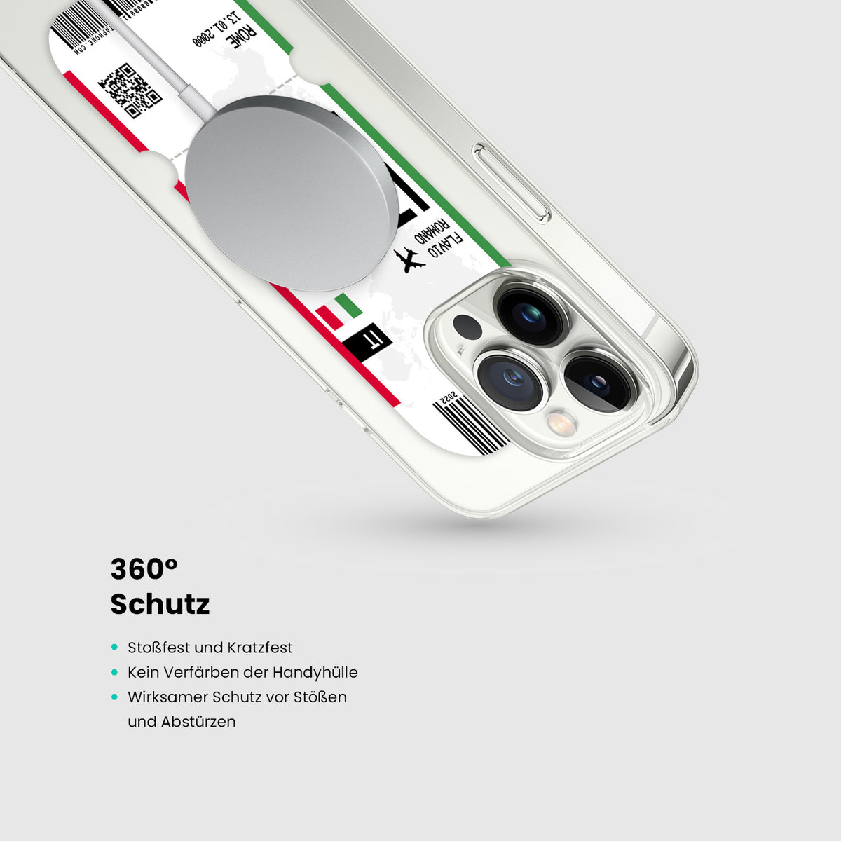 Handyhülle im Ticket Design - Italien - 1instaphone