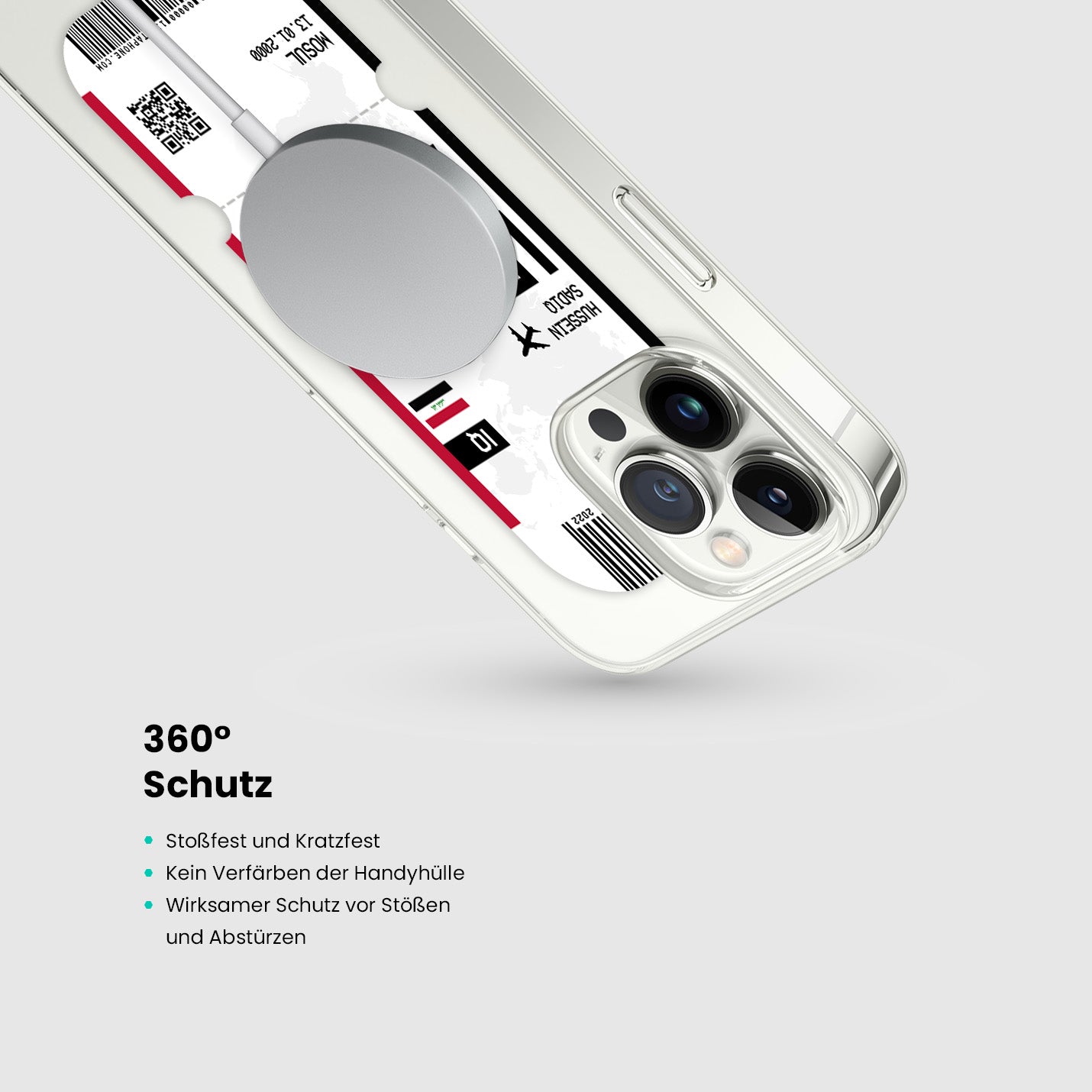 Handyhülle im Ticket Design - Irak - 1instaphone