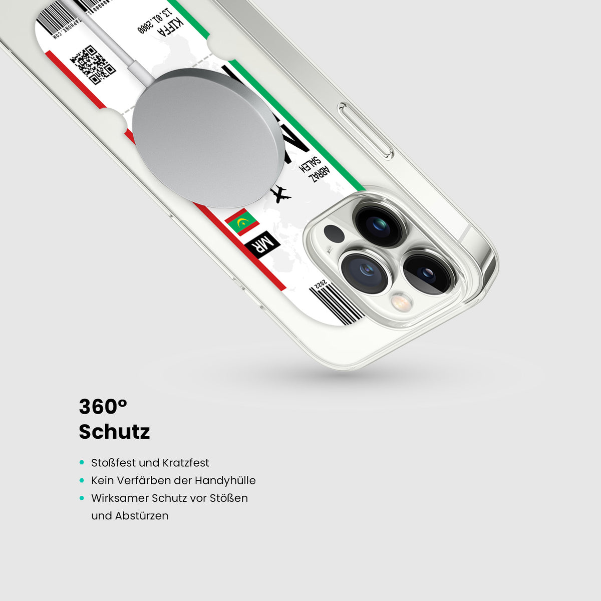 Handyhülle im Ticket Design - Mauretanien - 1instaphone