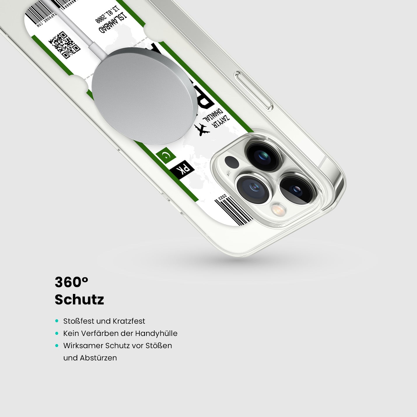 Handyhülle im Ticket Design - Pakistan - 1instaphone