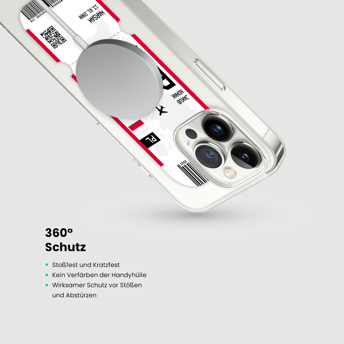 Handyhülle im Ticket Design - Polen - 1instaphone