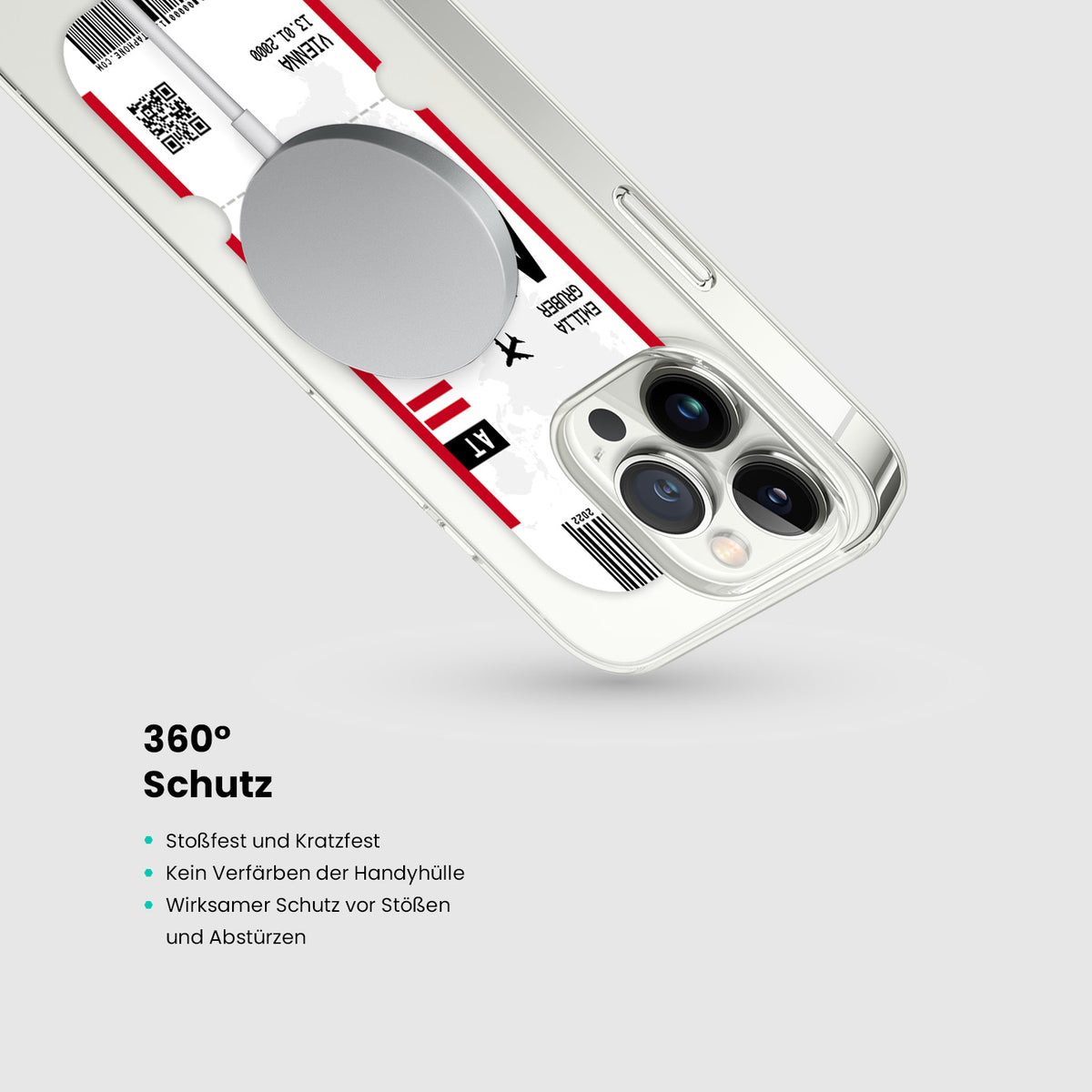 Handyhülle im Ticket Design - Österreich - 1instaphone