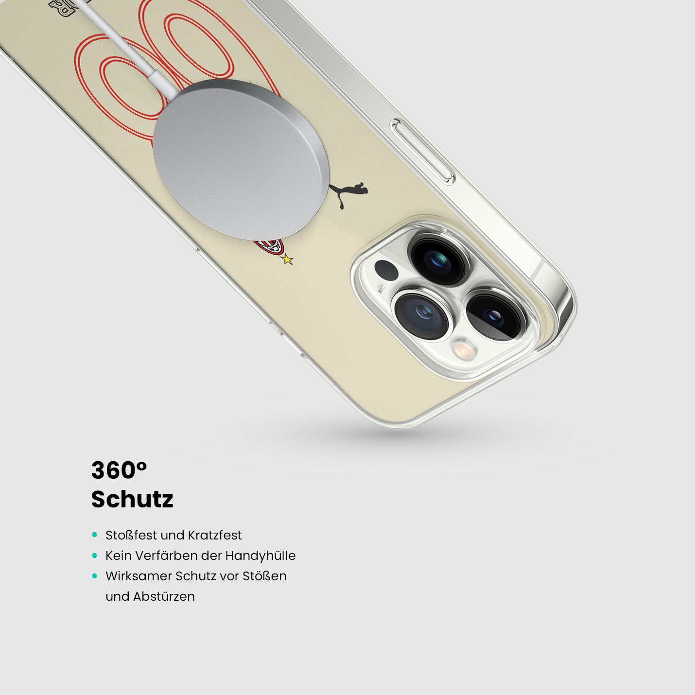 Personalisierte AC Milan Handyhülle - 1instaphone