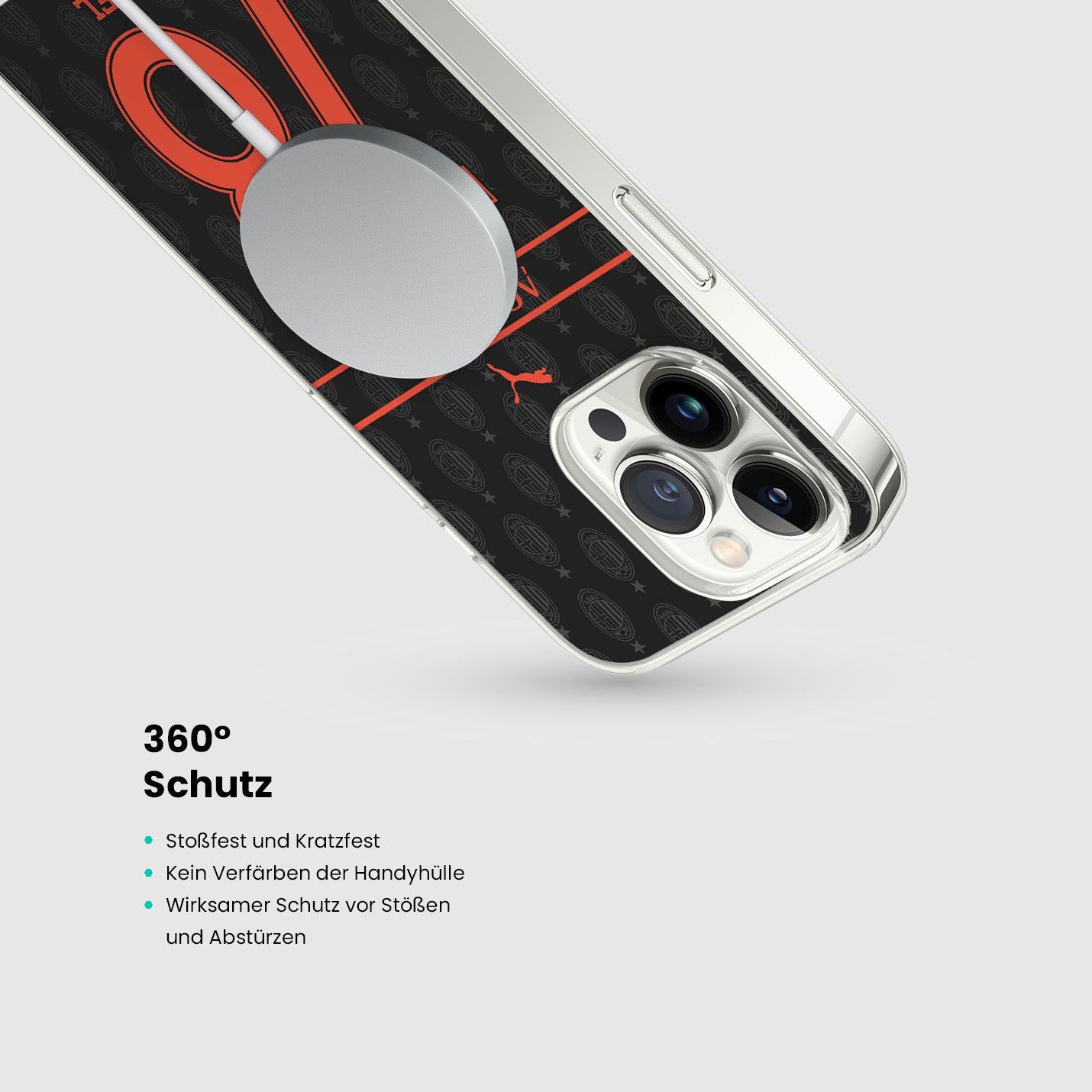 Personalisierte AC Milan Handyhülle - 1instaphone