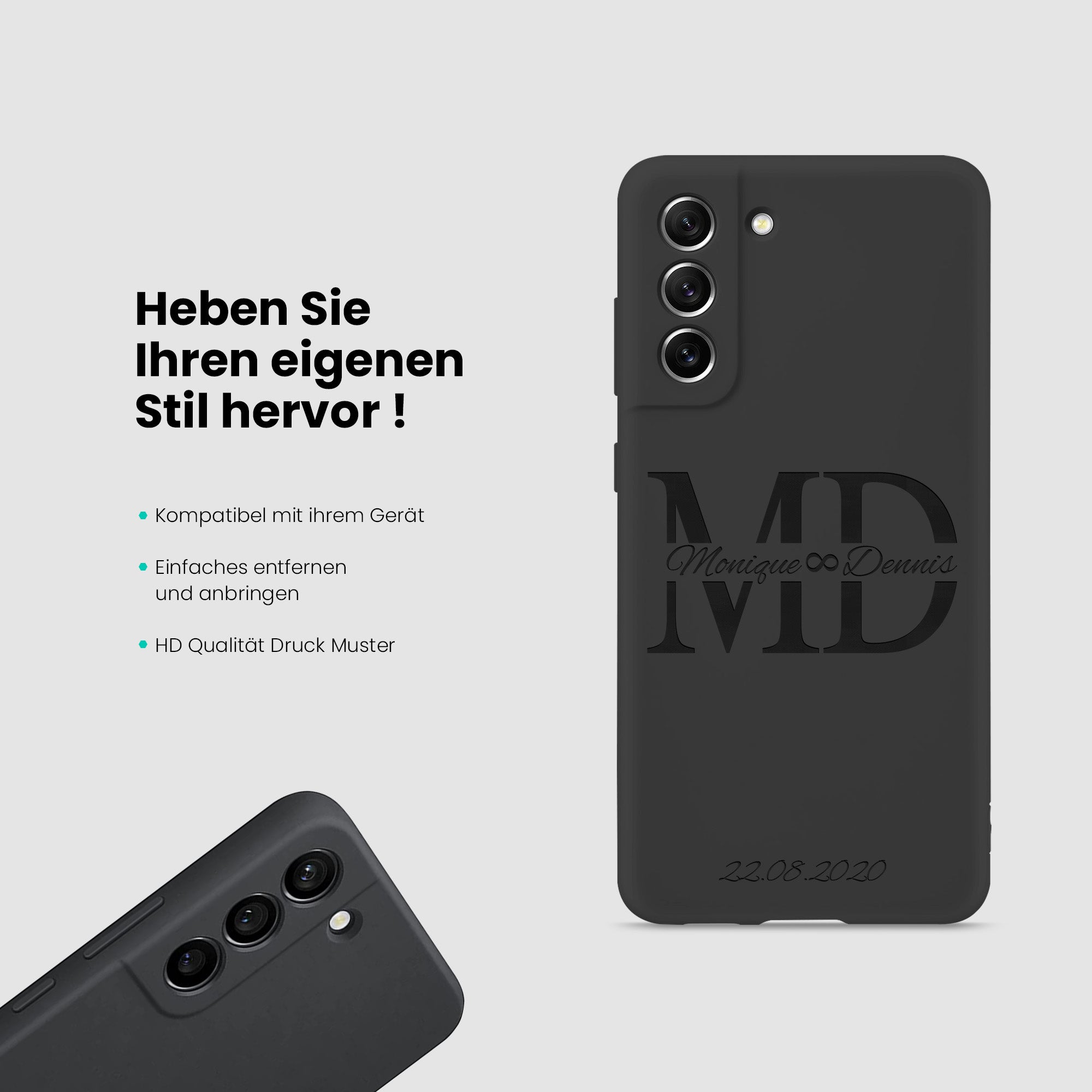 Infinity Case mit Datum (graviert) - 1instaphone