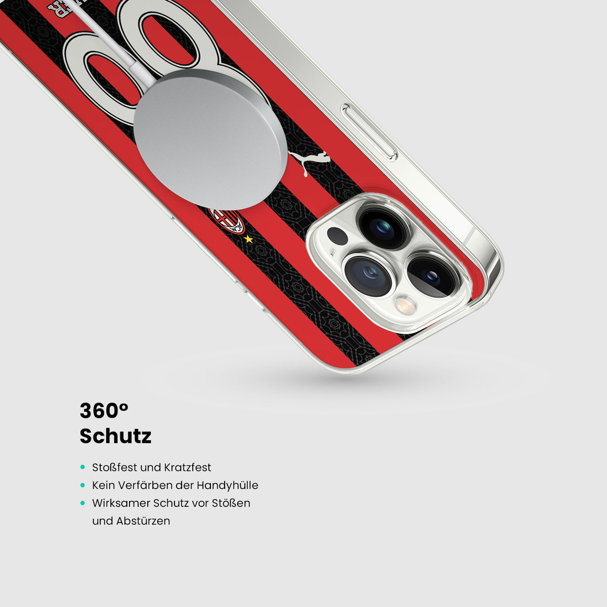 Personalisierte AC Milan Handyhülle - 1instaphone