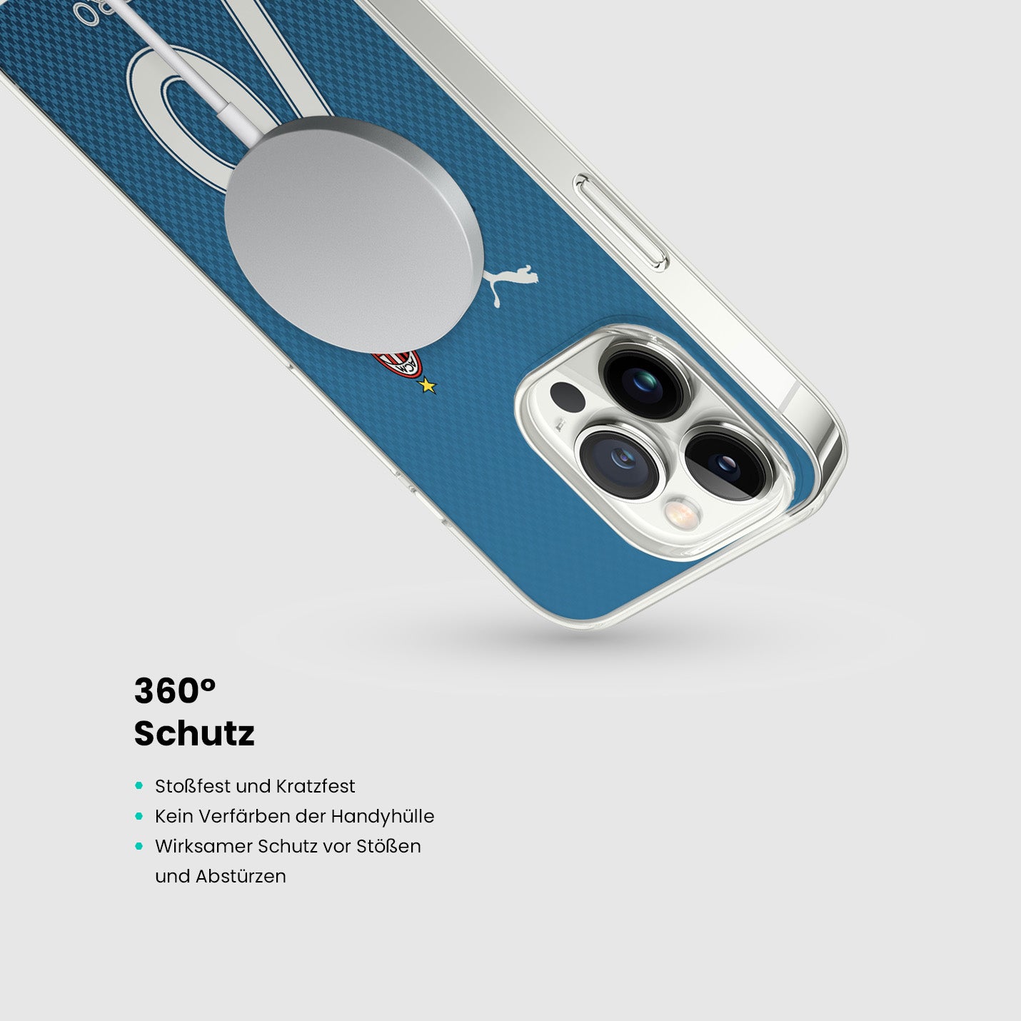 Personalisierte AC Milan Handyhülle - 1instaphone