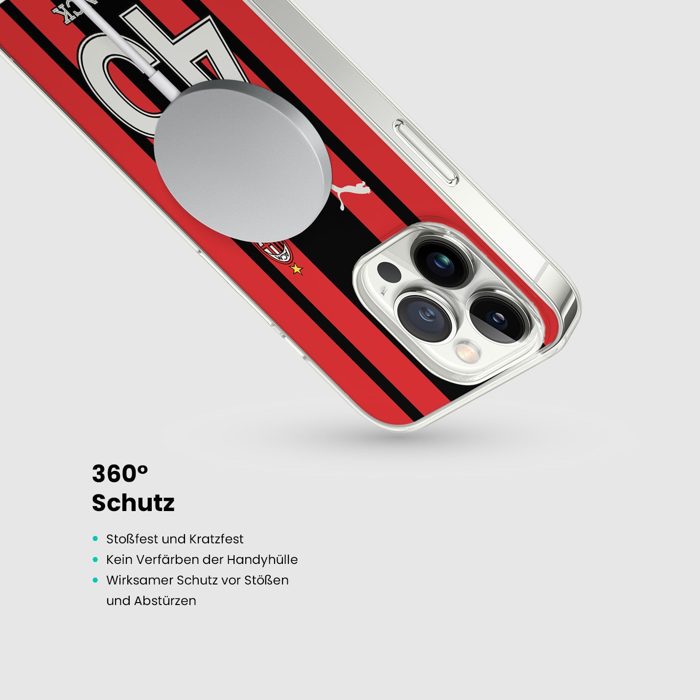 Personalisierte AC Milan Handyhülle - 1instaphone