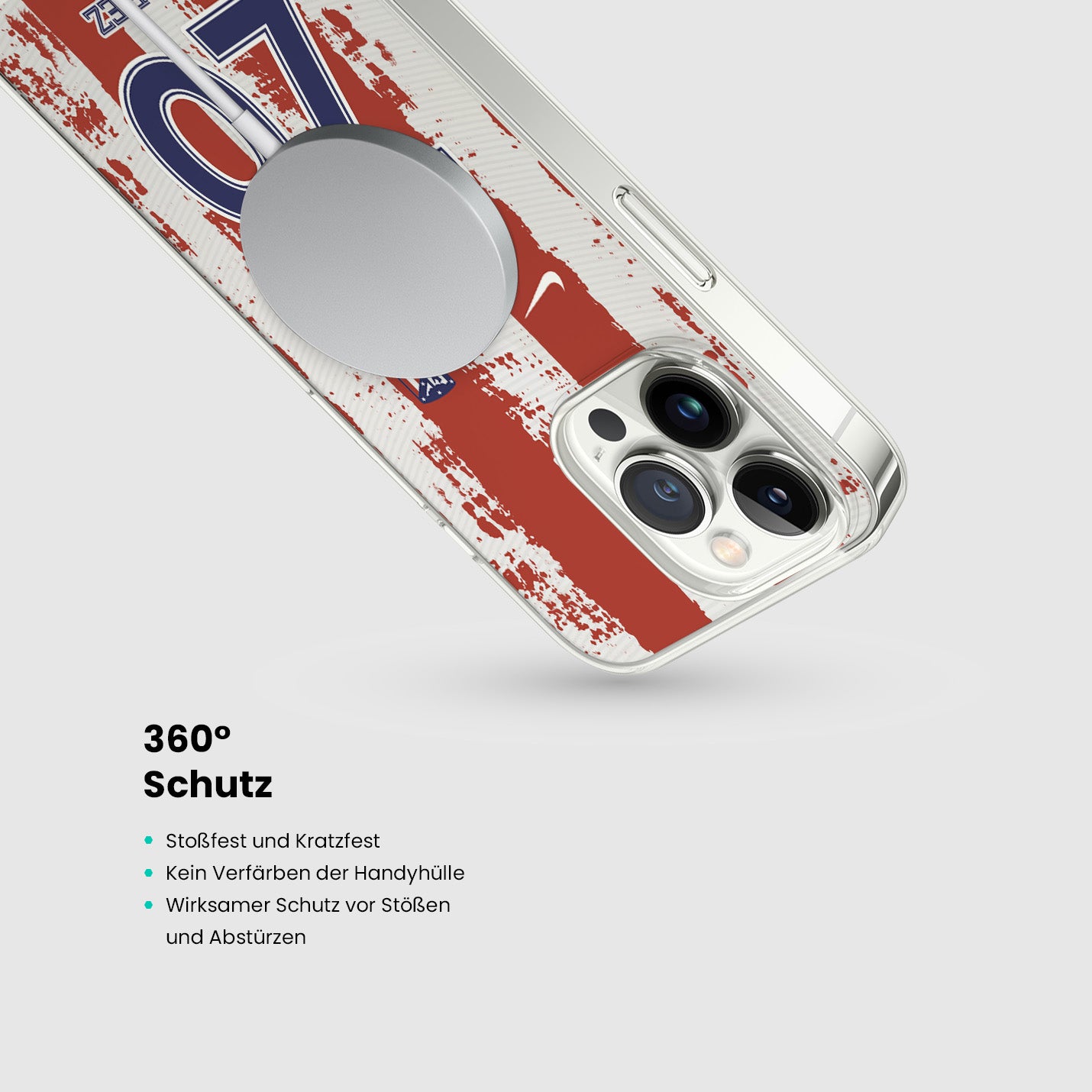 Personalisierte Atlético Madrid Handyhülle - 1instaphone