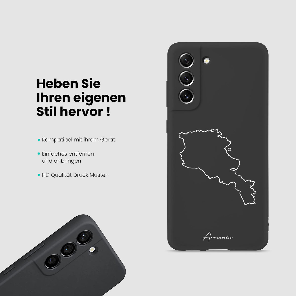 Handyhüllen mit Landkarte - Armenien - 1instaphone
