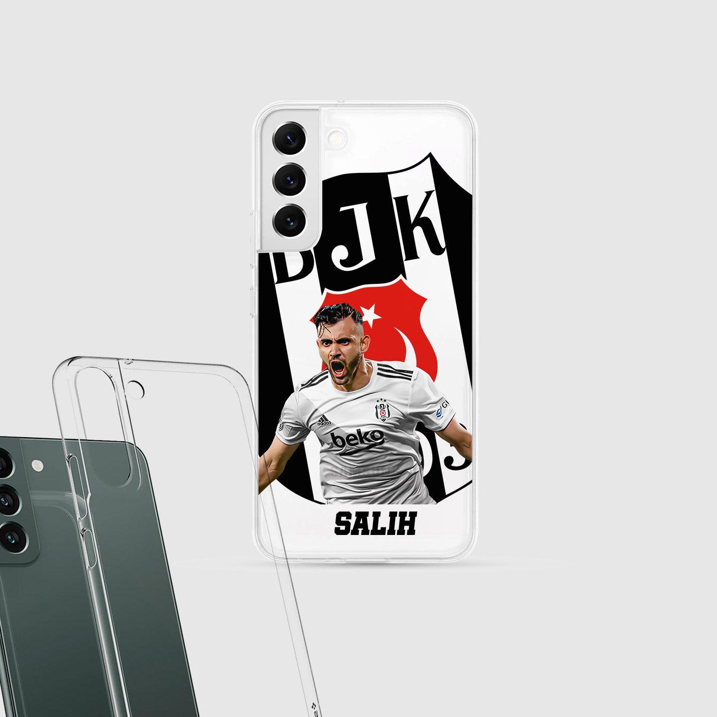 Rachid Ghezzal Beşiktaş Handyhülle mit Name - 1instaphone