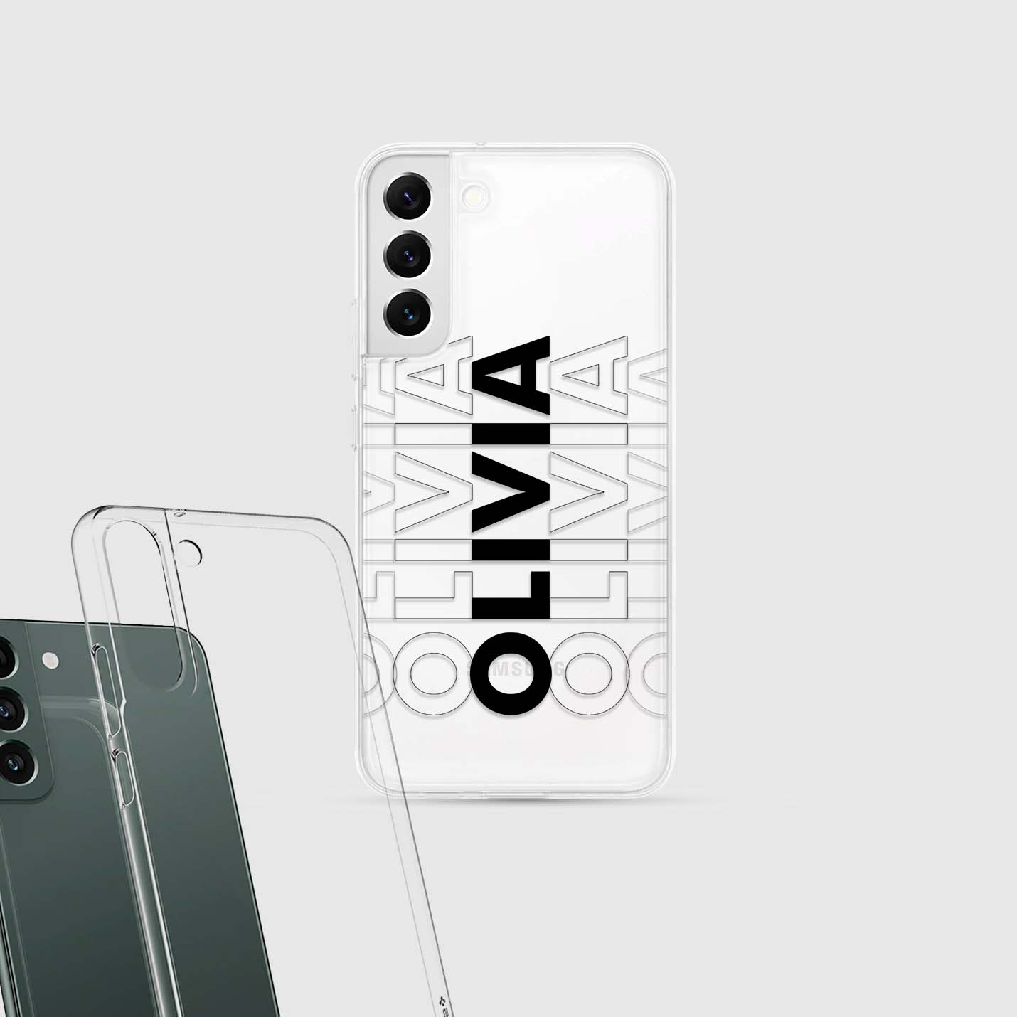 Personalisierte Handyhülle mit Name 3D - 1instaphone