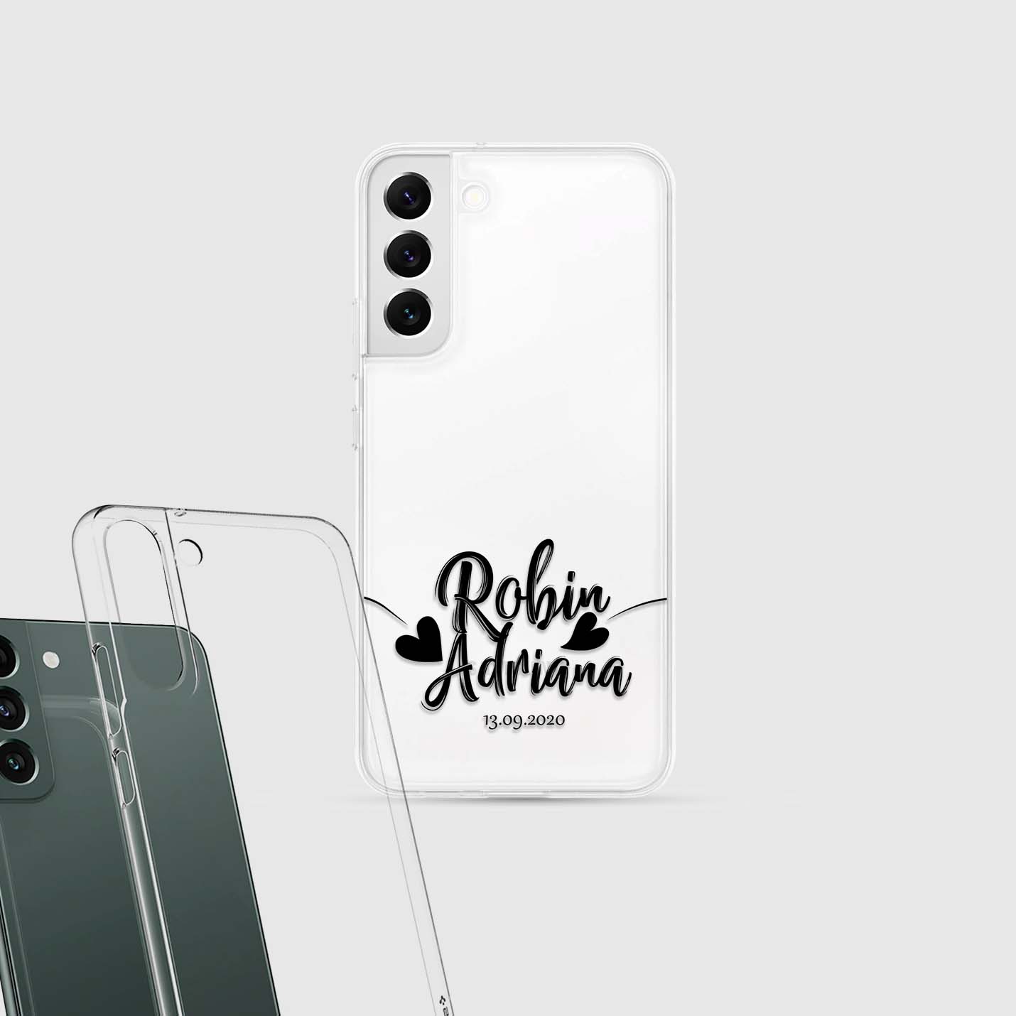 Personalisierte 3D Couple Elegant Handyhülle - 1instaphone