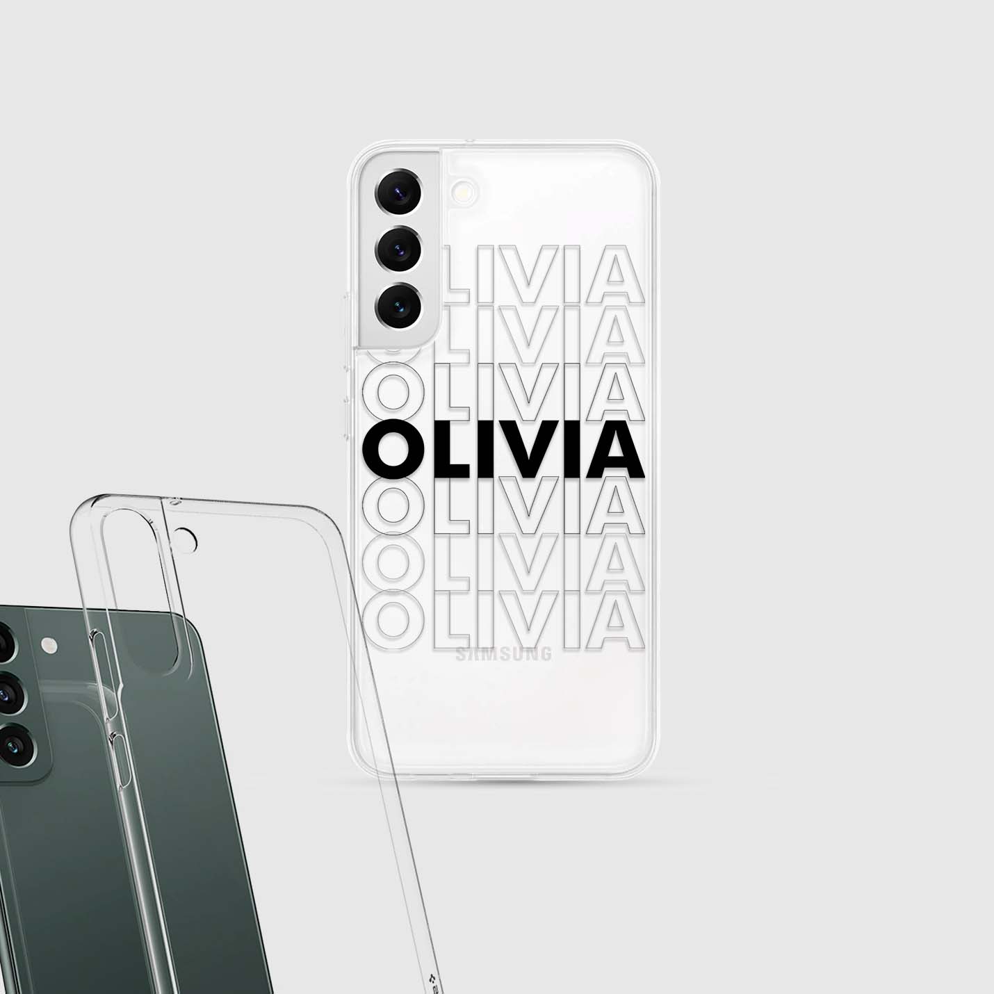 Personalisierte Handyhülle mit Name 3D - 1instaphone
