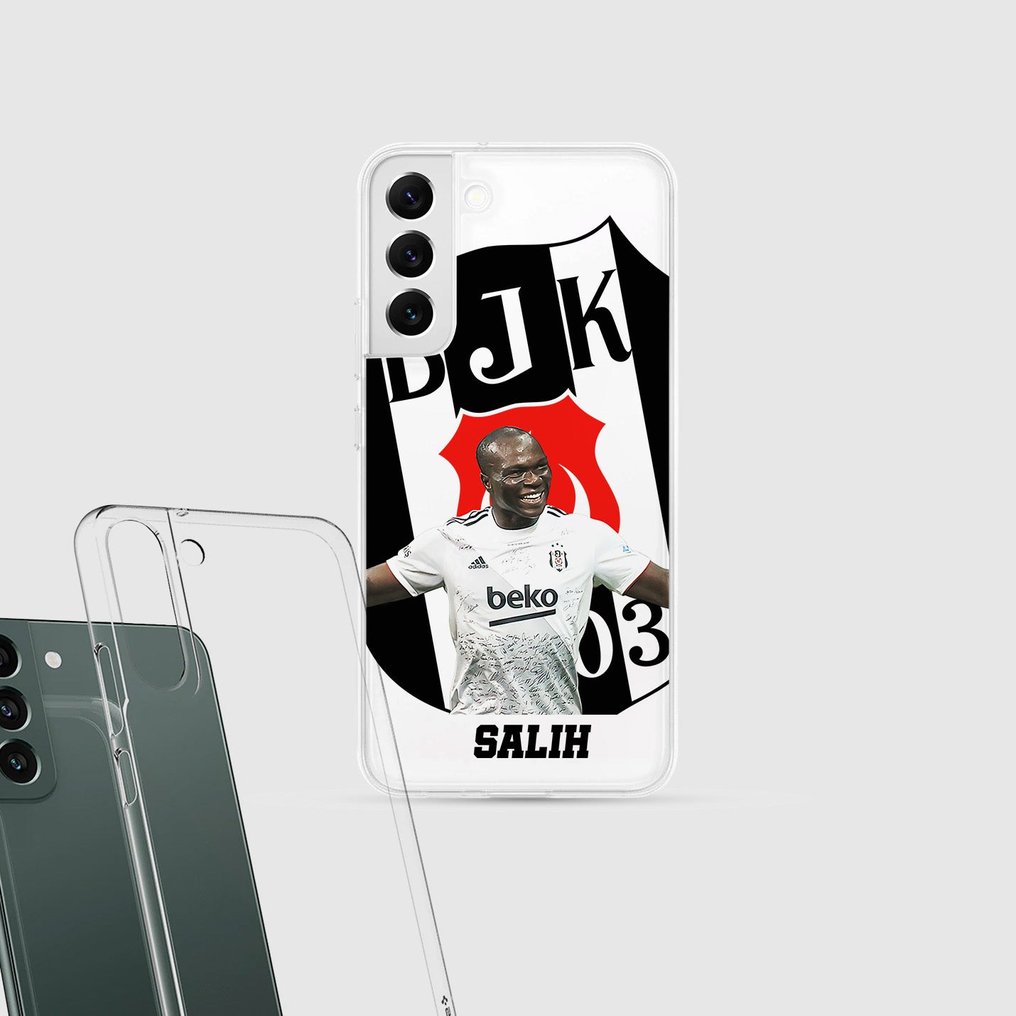 Vincent Aboubakar Beşiktaş Handyhülle mit Name - 1instaphone