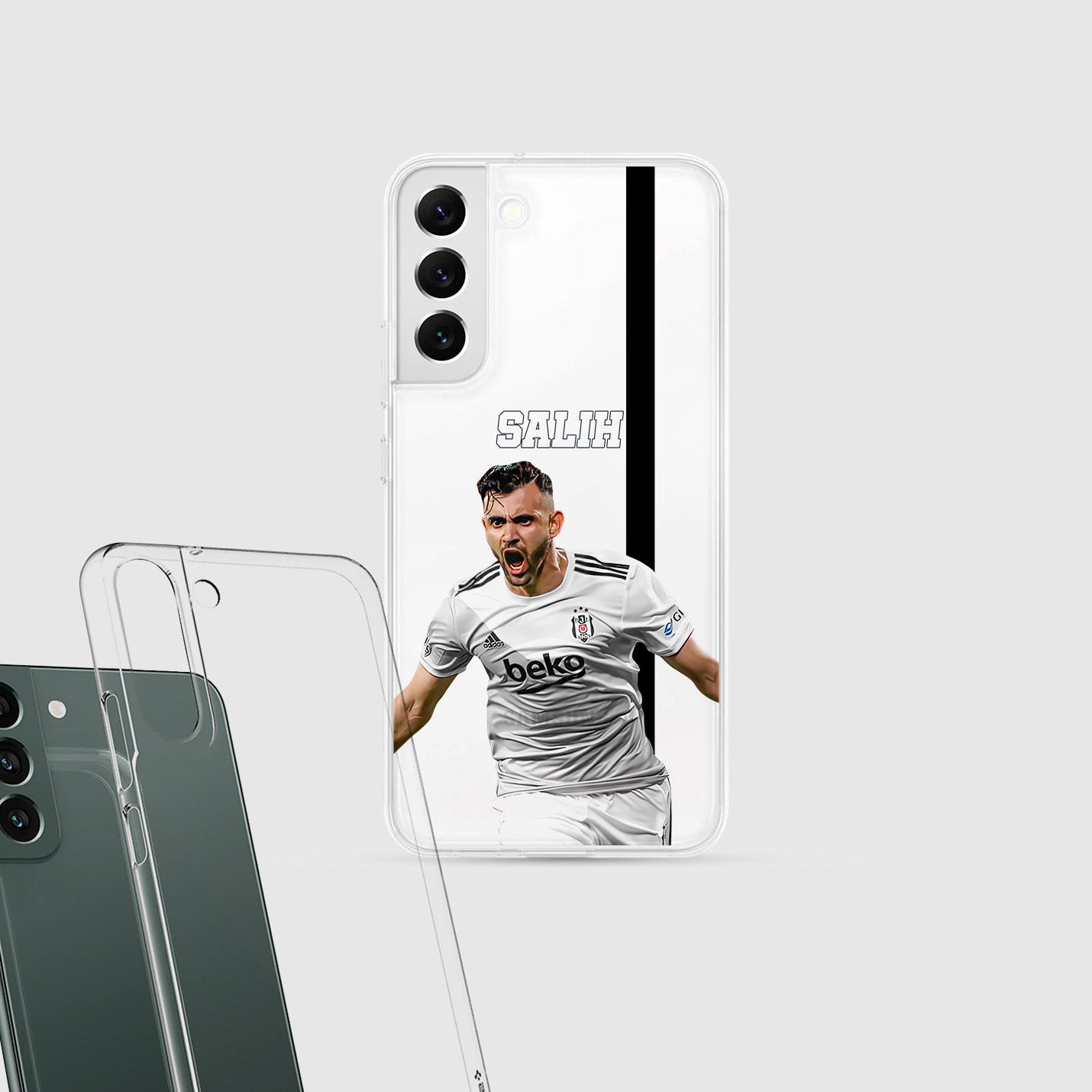 Rachid Ghezzal Beşiktaş Handyhülle mit Name - 1instaphone