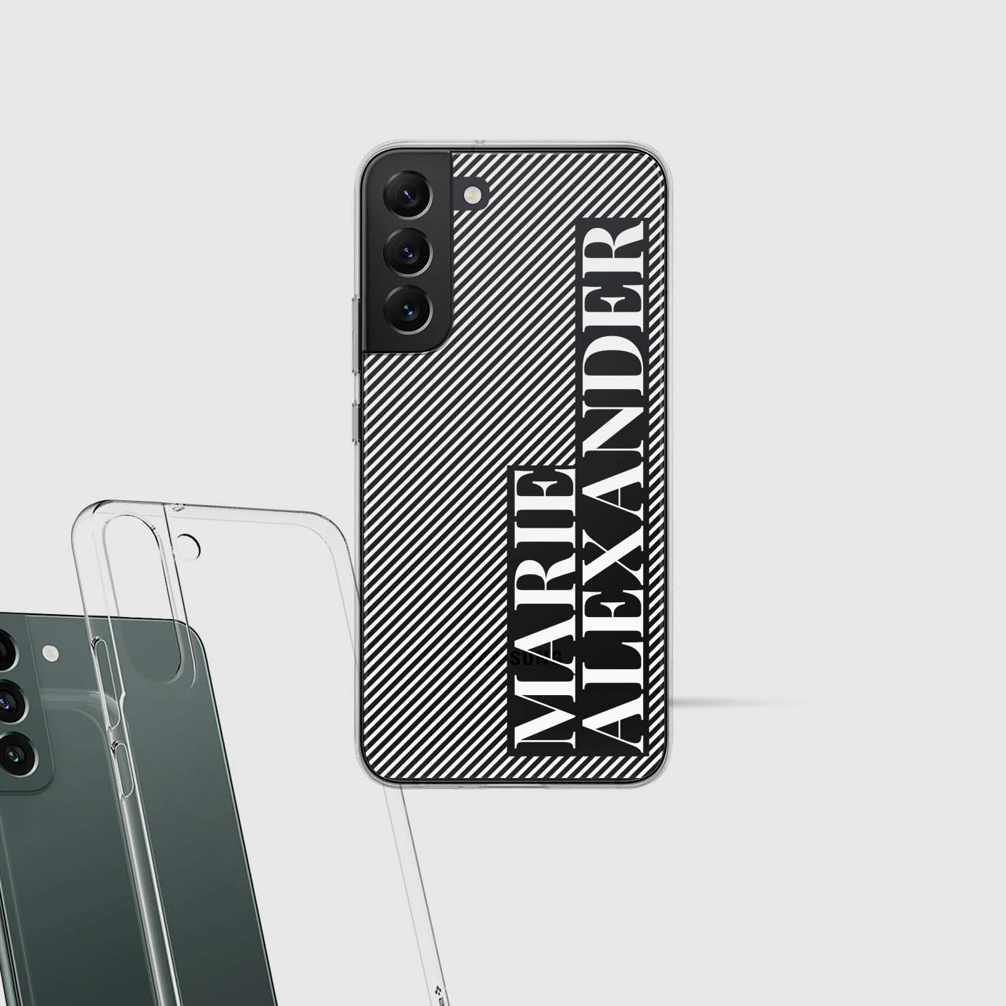 Personalisierte 3D Couple Lines Handyhülle - 1instaphone