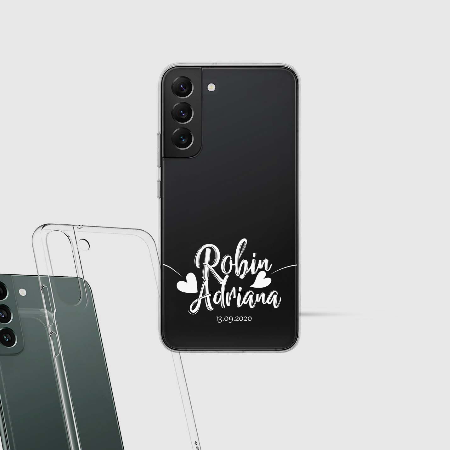 Personalisierte 3D Couple Elegant Handyhülle - 1instaphone