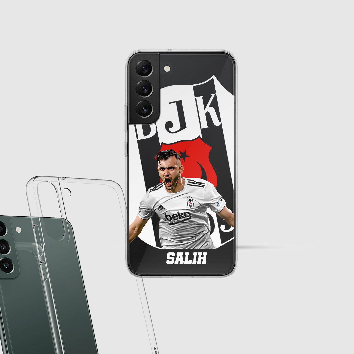 Rachid Ghezzal Beşiktaş Handyhülle mit Name - 1instaphone