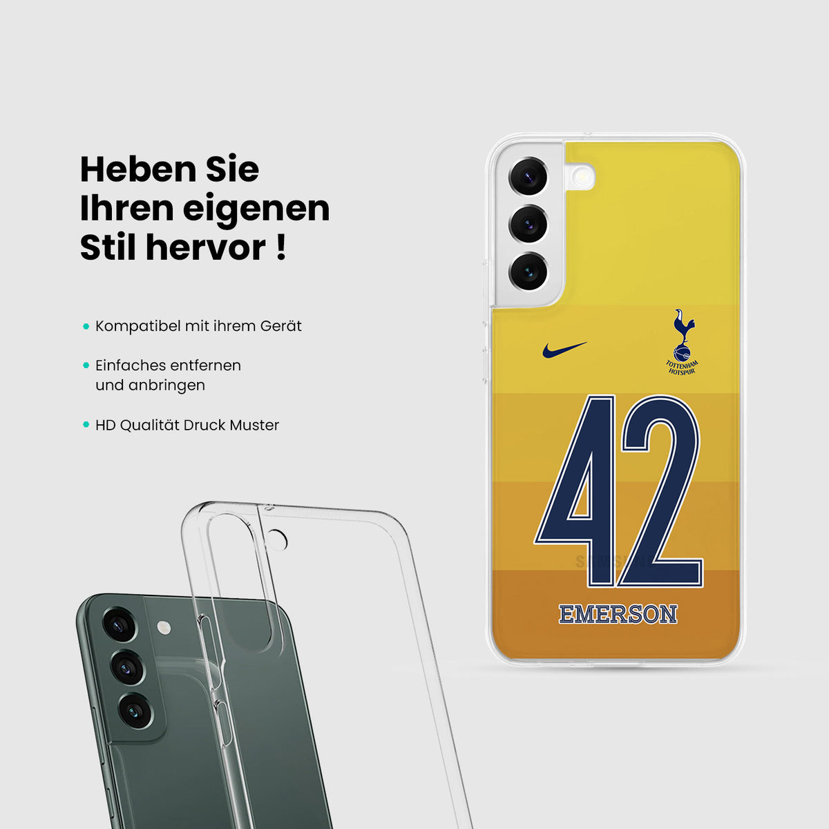 Personalisierte Tottenham Hotspur Handyhülle - 1instaphone
