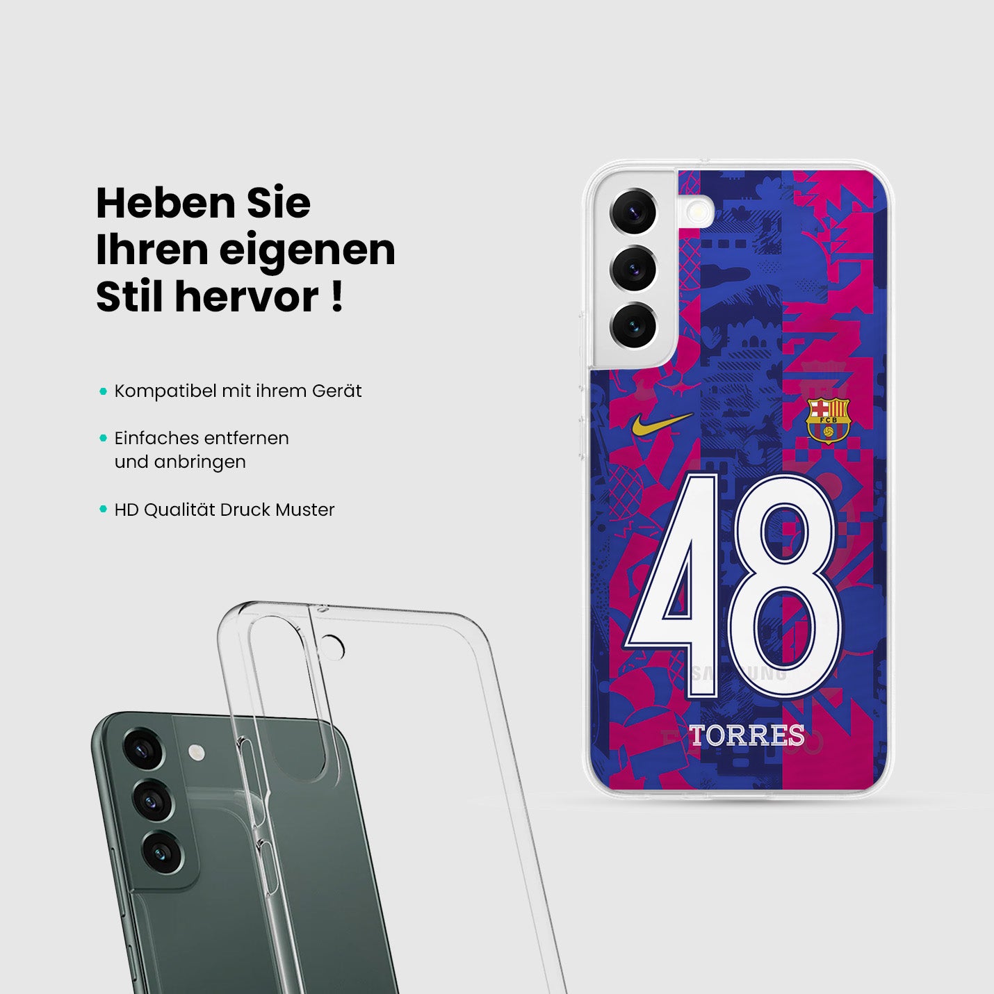 Personalisierte Barcelona Handyhülle - 1instaphone