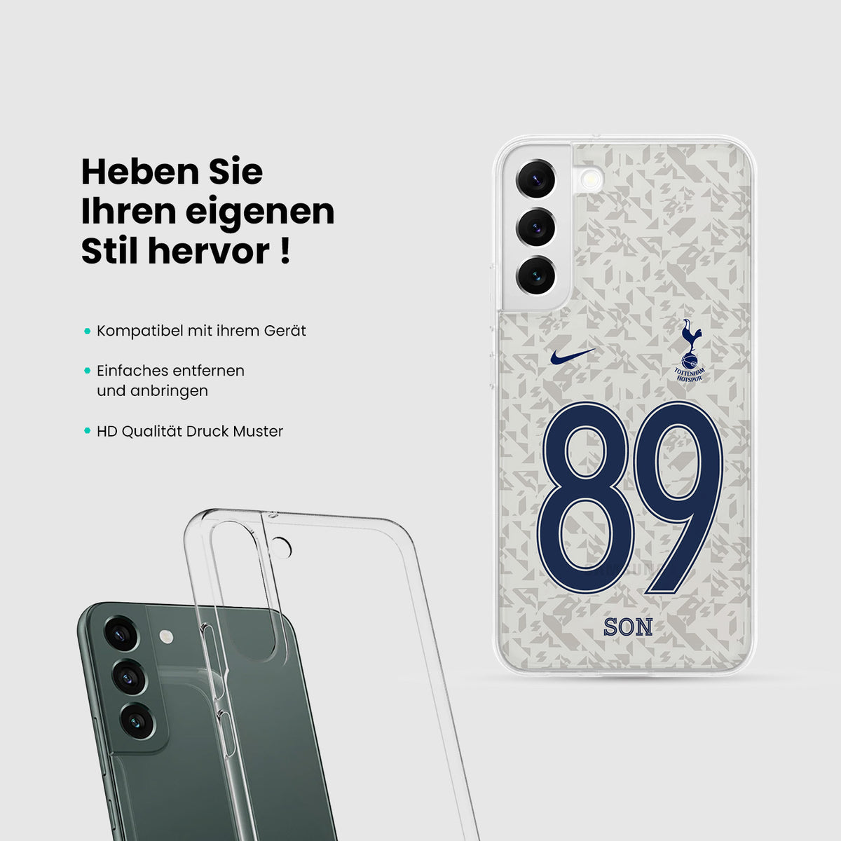Personalisierte Tottenham Hotspur Handyhülle - 1instaphone