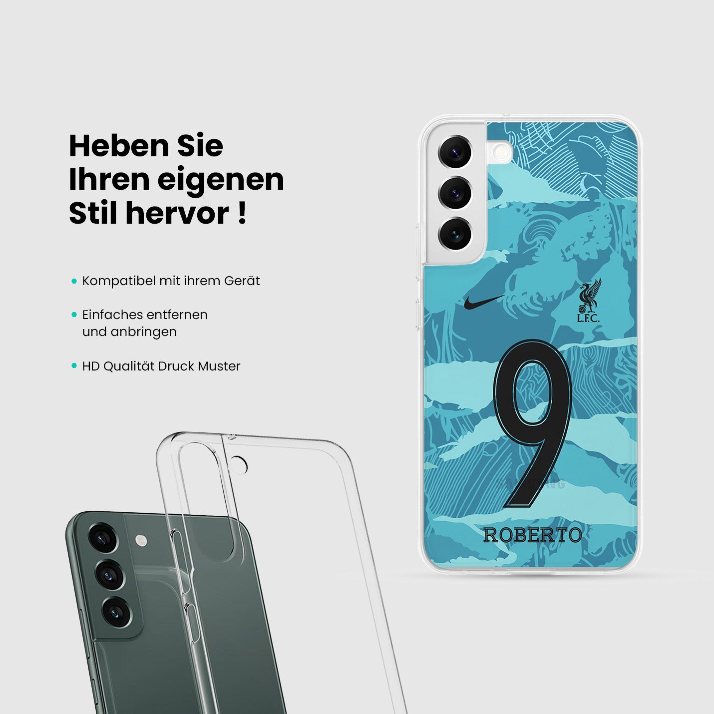 Personalisierte Liverpool Handyhülle - 1instaphone