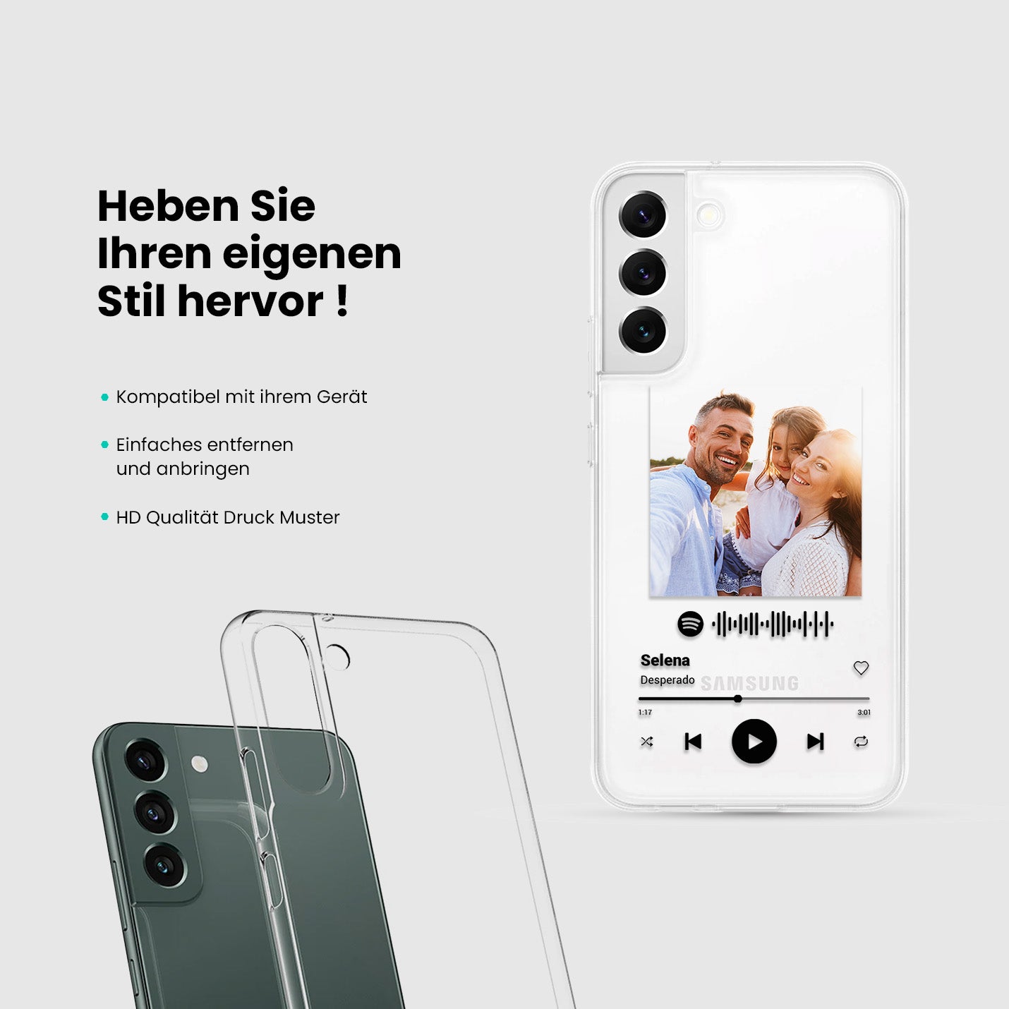 Handyhülle Spotify Design - 1instaphone