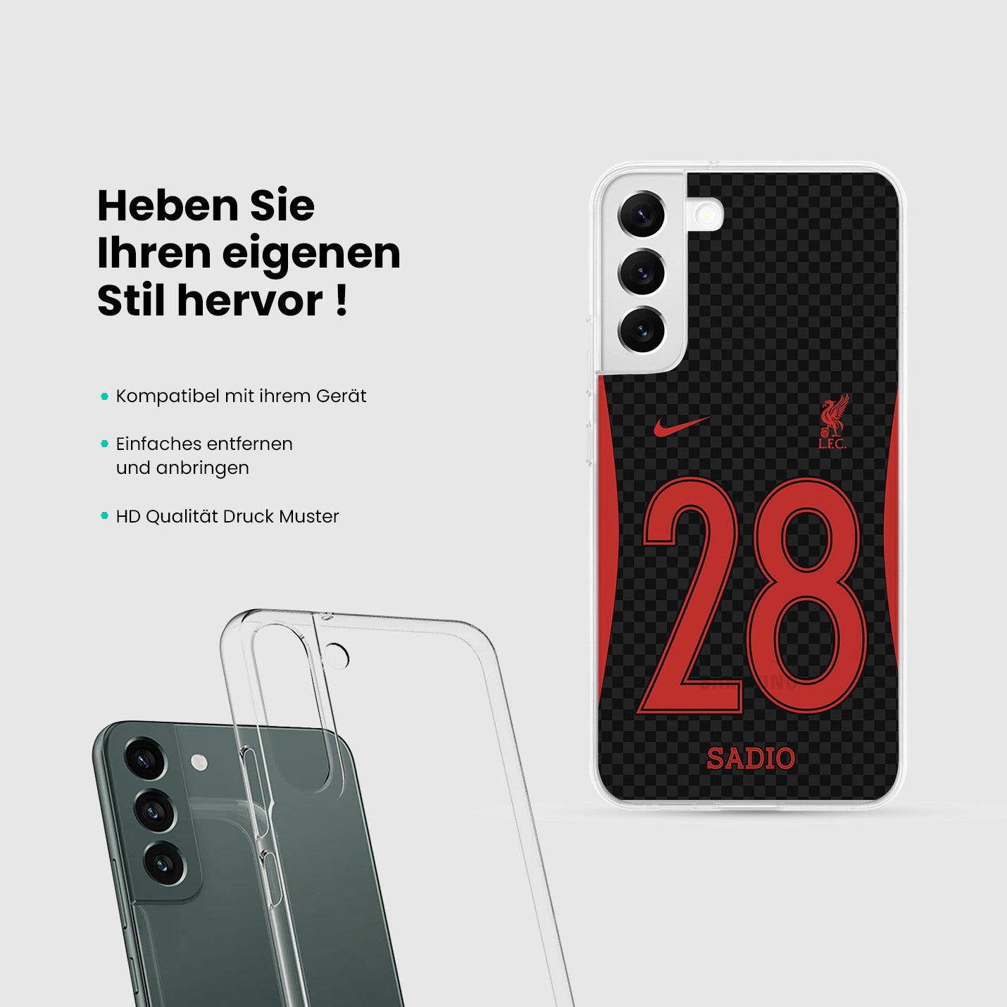 Personalisierte Liverpool Handyhülle - 1instaphone