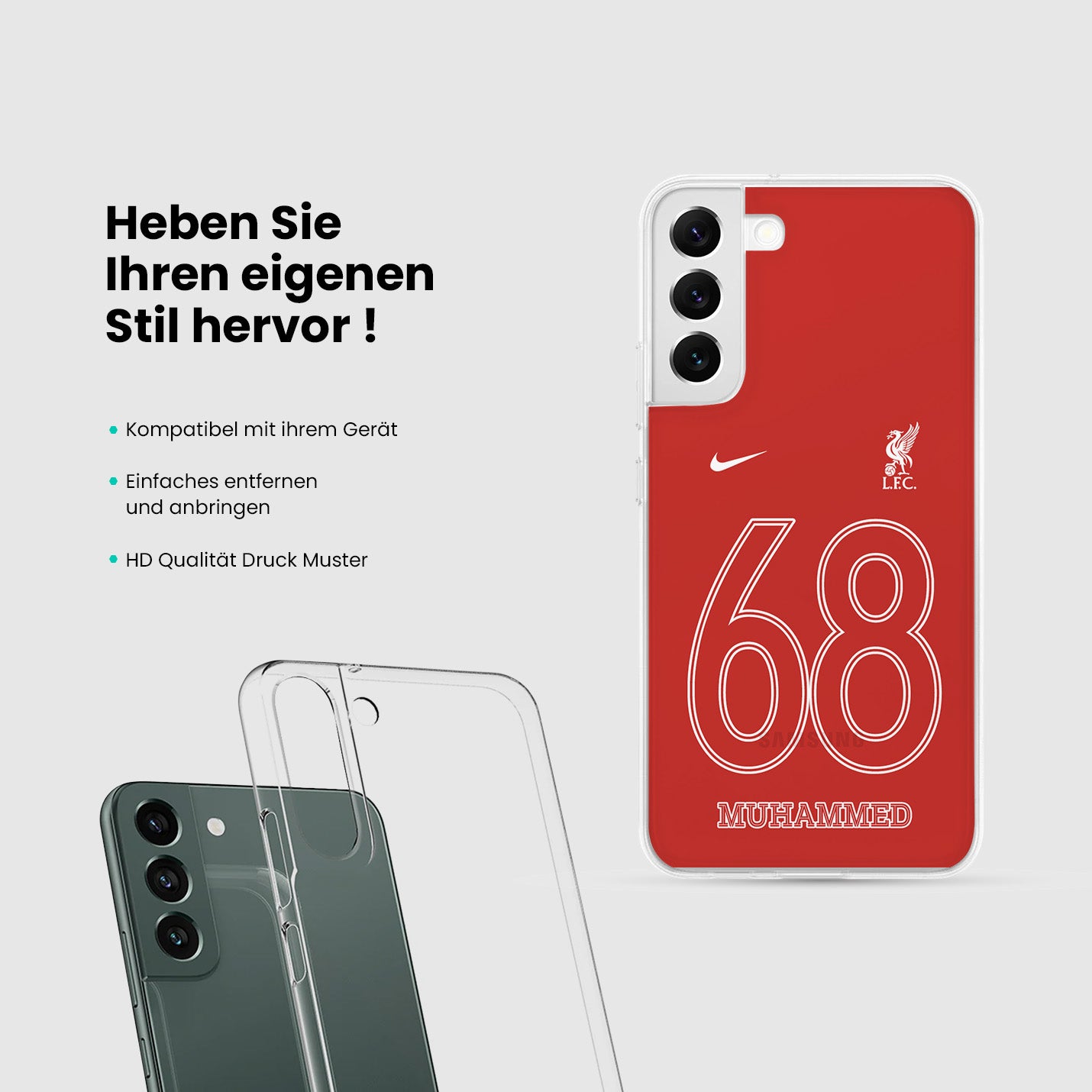 Personalisierte Liverpool Handyhülle - 1instaphone