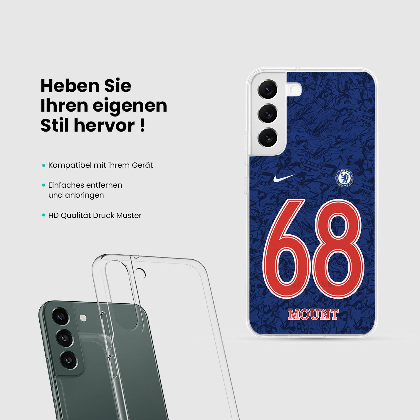 Personalisierte Chelsea Handyhülle - 1instaphone