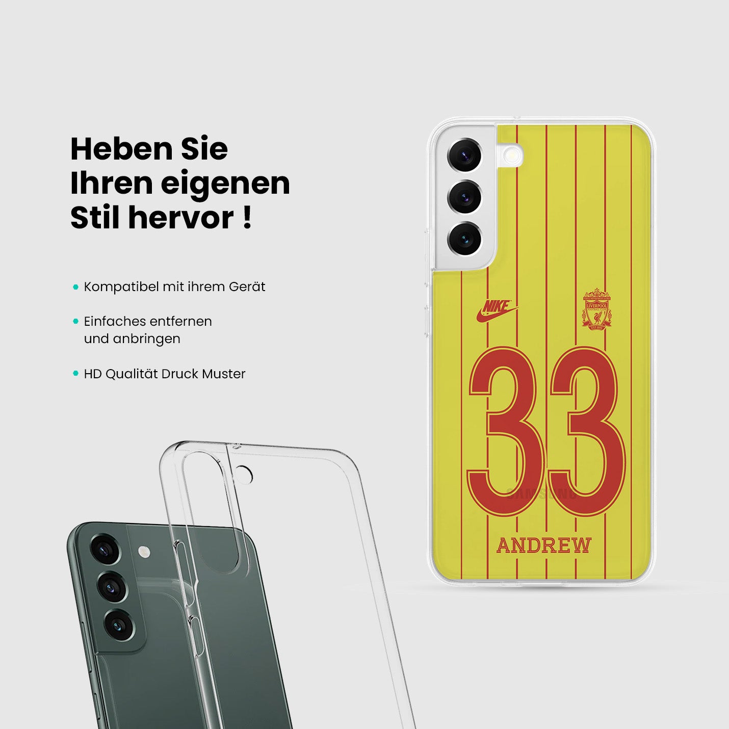 Personalisierte Liverpool Handyhülle - 1instaphone