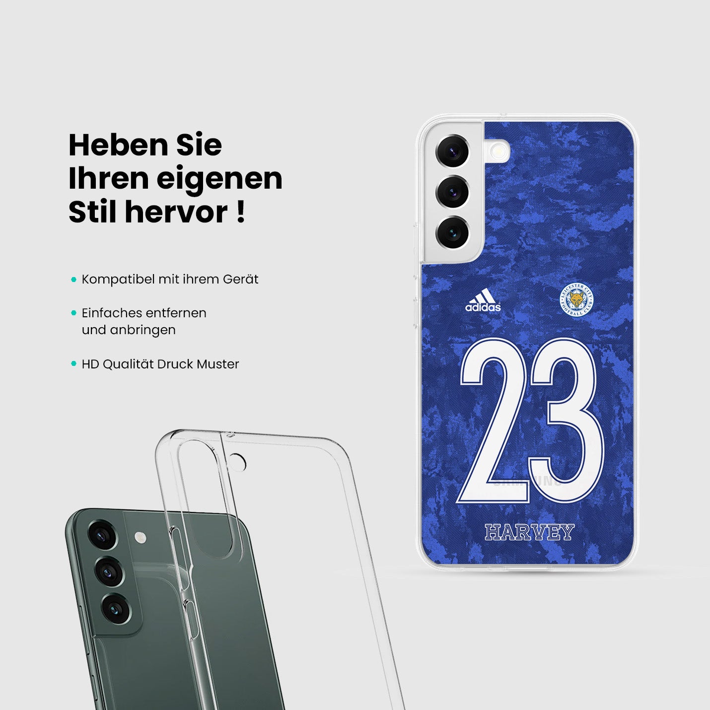 Personalisierte Leicester City Handyhülle - 1instaphone