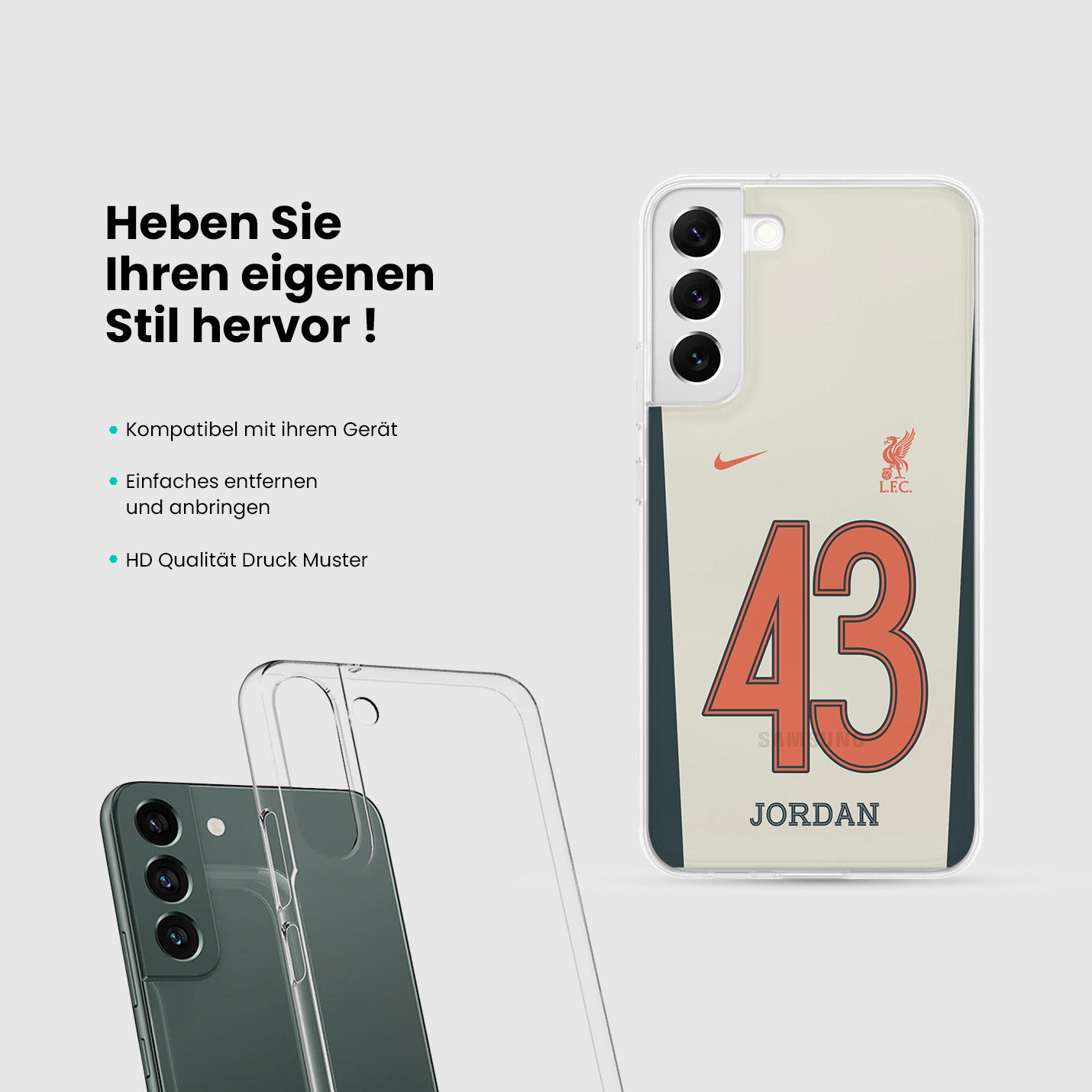 Personalisierte Liverpool Handyhülle - 1instaphone