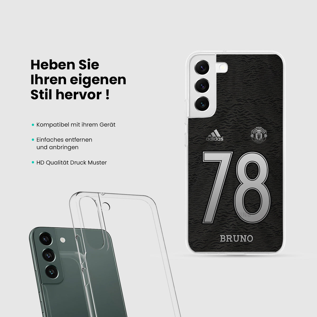 Personalisierte Manchester United Handyhülle - 1instaphone
