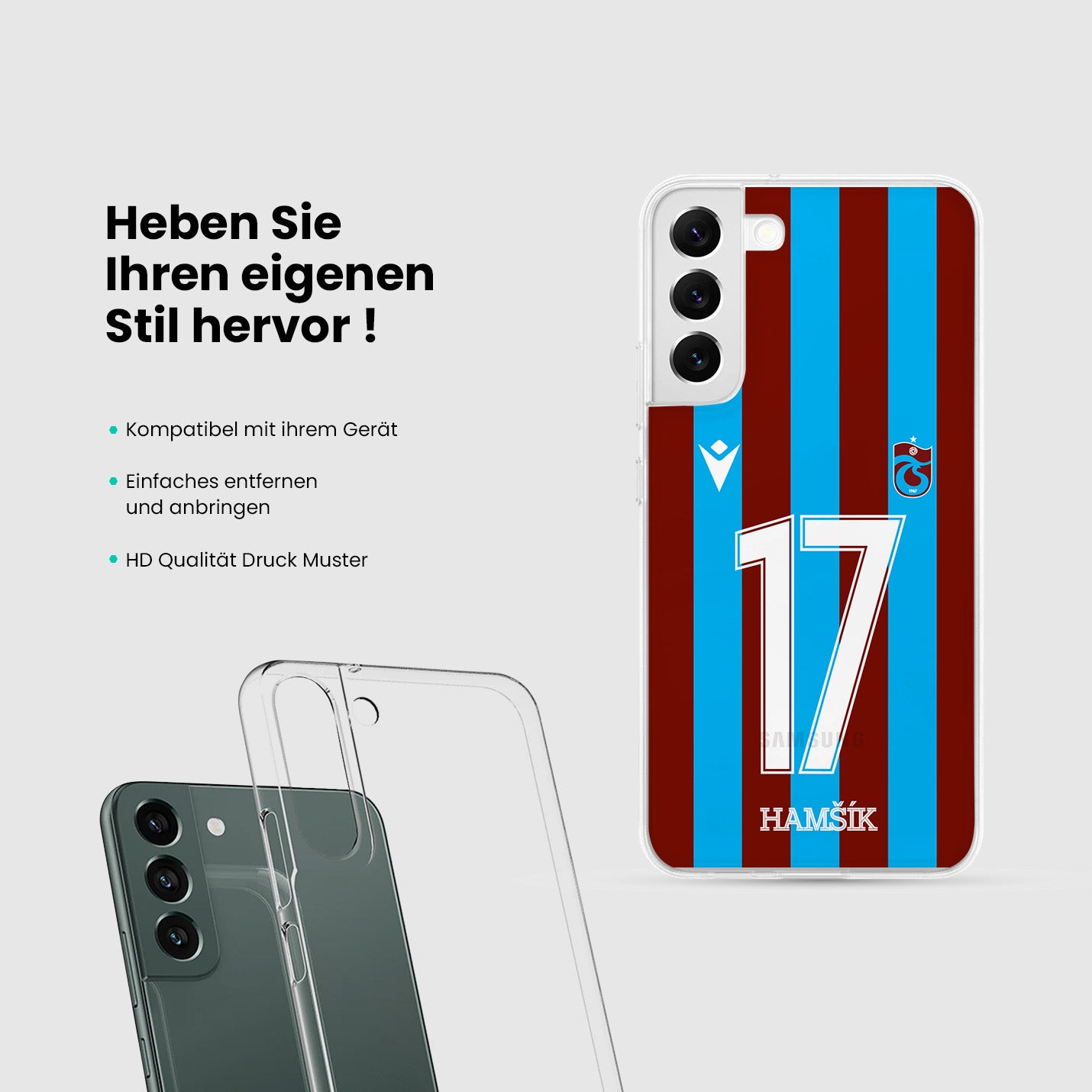 Personalisierte Trabzonspor Handyhülle - 1instaphone