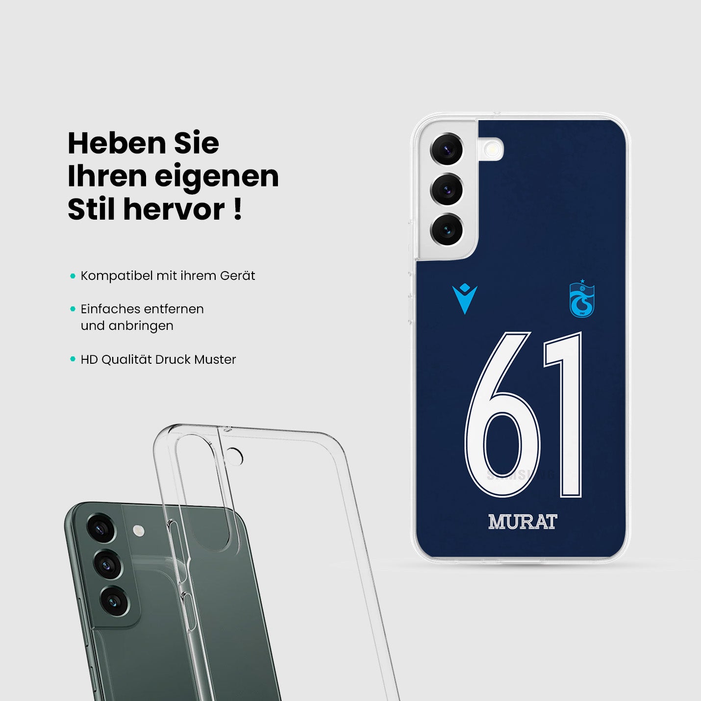 Personalisierte Trabzonspor Handyhülle - 1instaphone