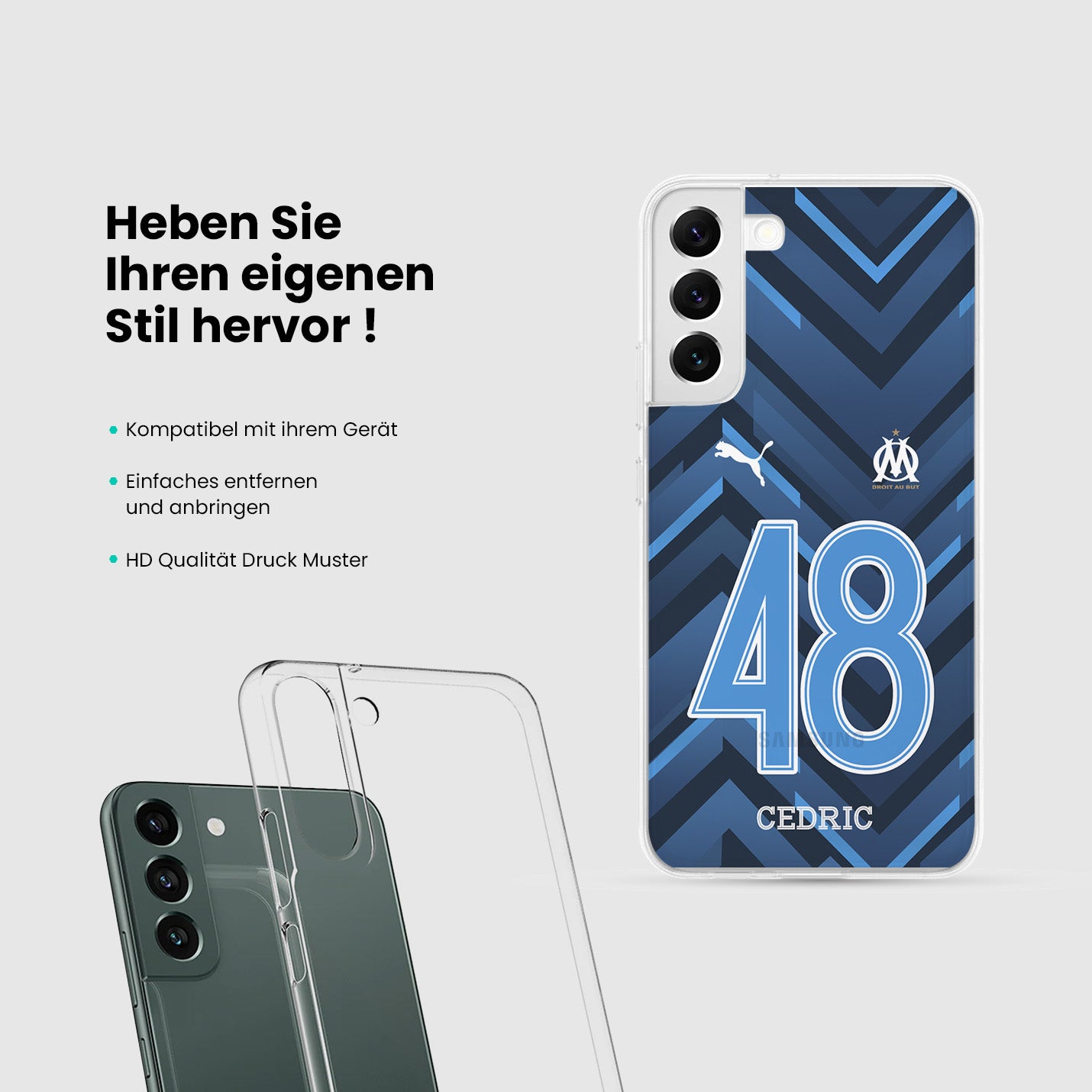 Personalisierte Marseille Handyhülle - 1instaphone