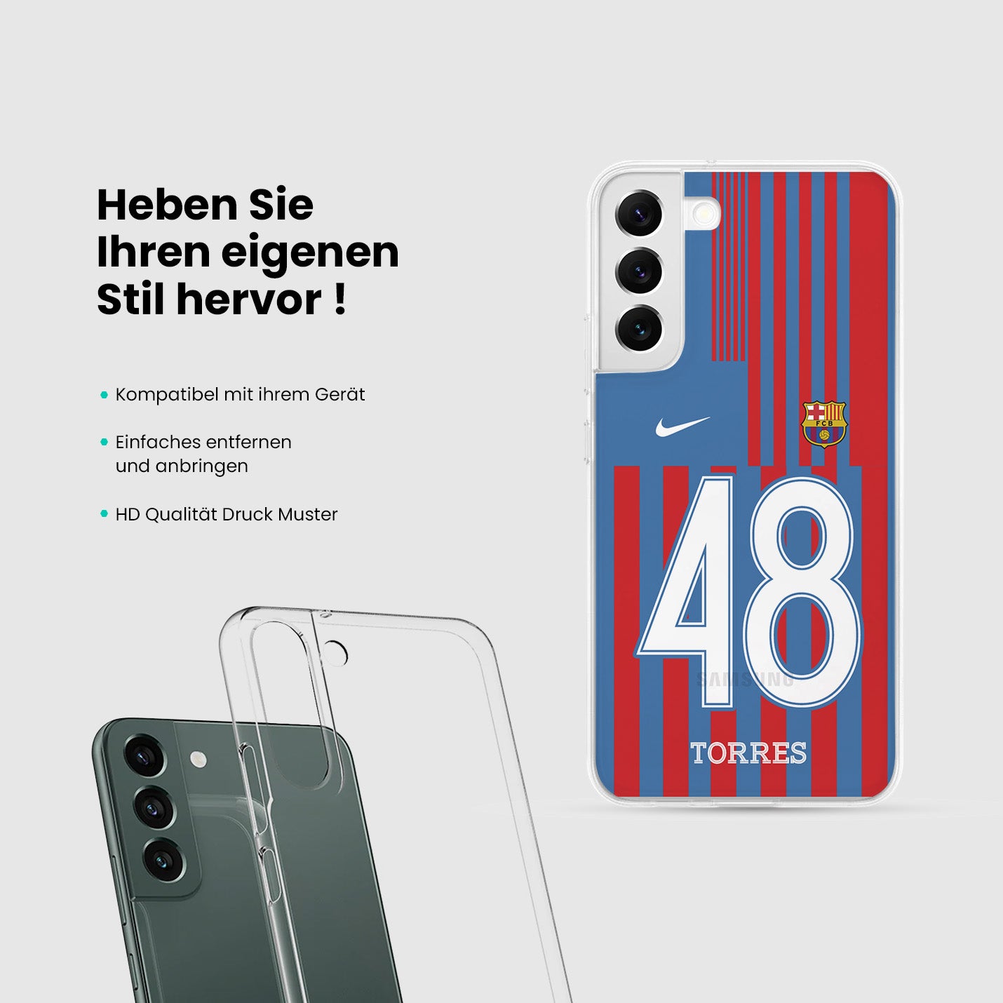 Personalisierte Barcelona Handyhülle - 1instaphone