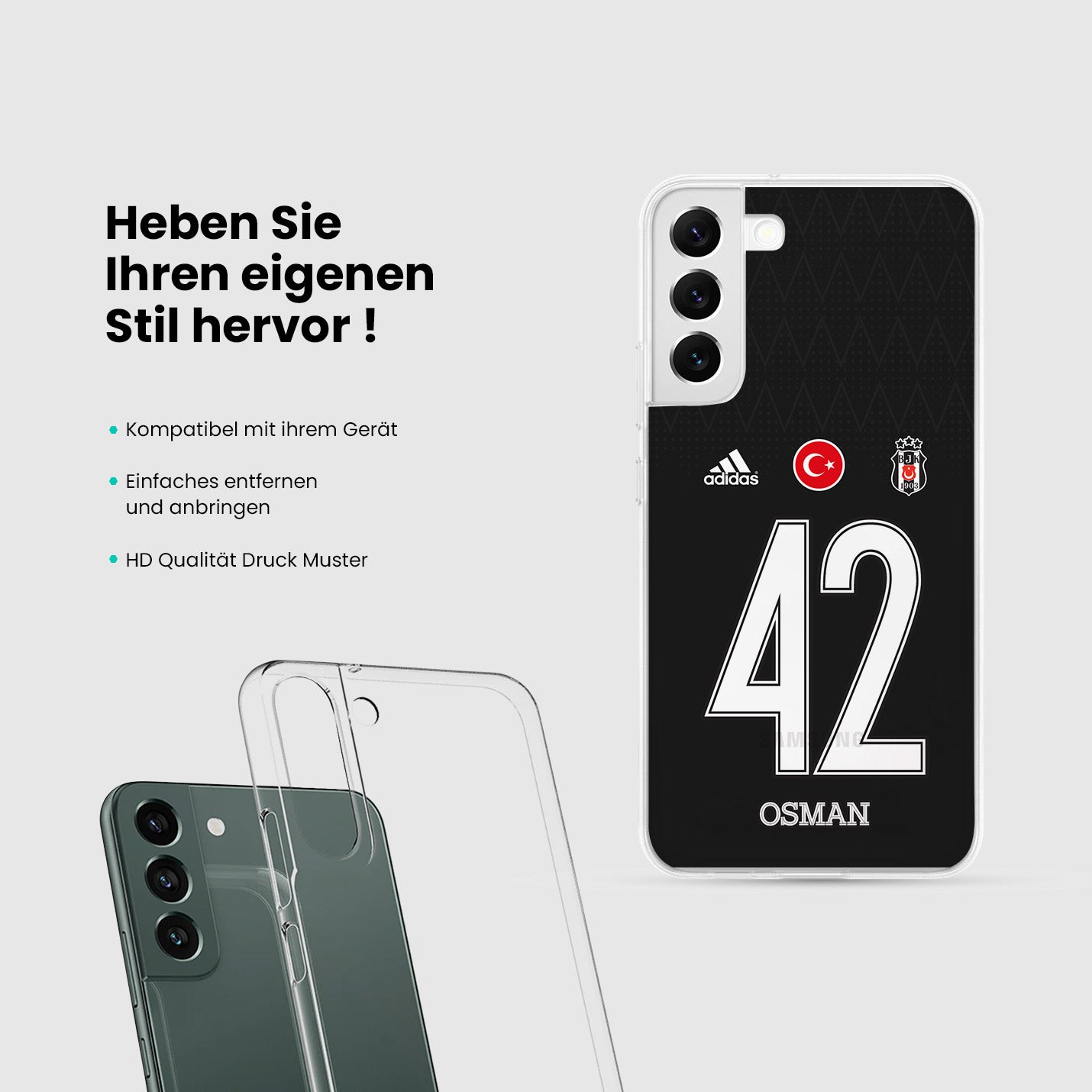 Personalisierte Besiktas Handyhülle - 1instaphone
