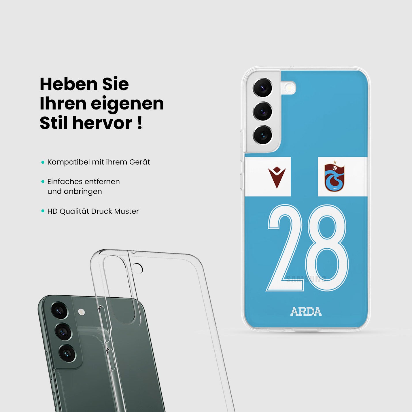 Personalisierte Trabzonspor Handyhülle - 1instaphone
