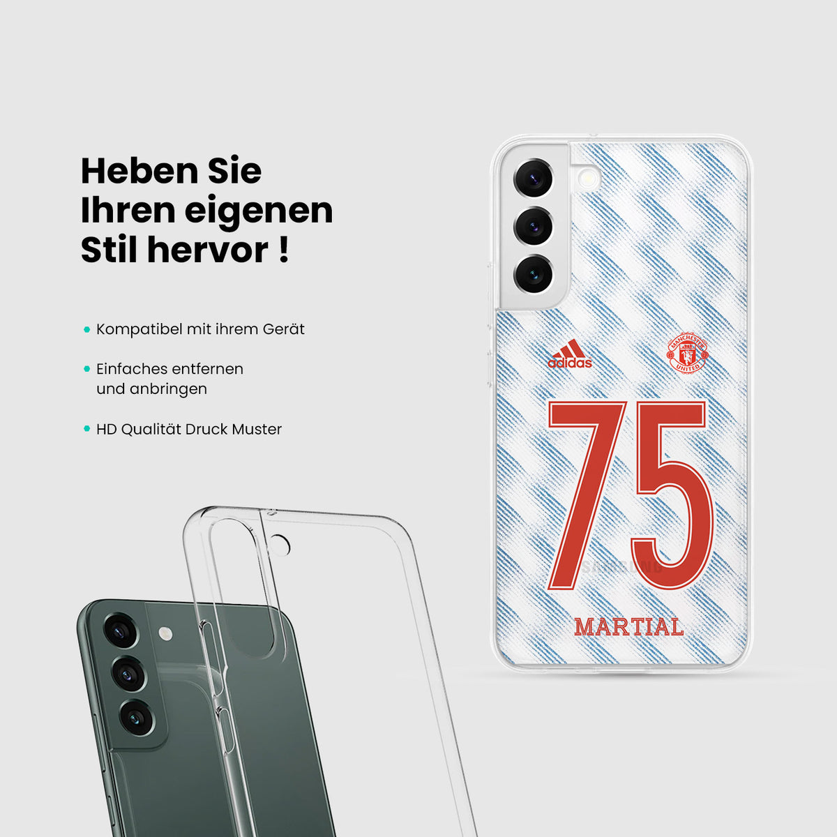 Personalisierte Manchester United Handyhülle - 1instaphone