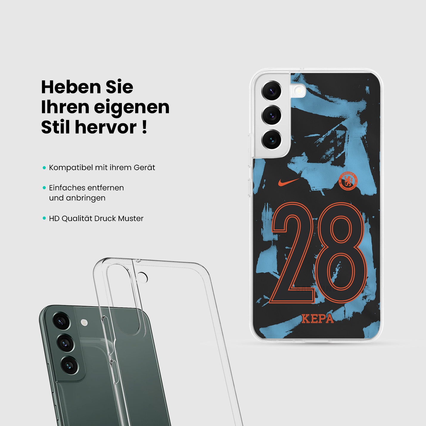 Personalisierte Chelsea Handyhülle - 1instaphone