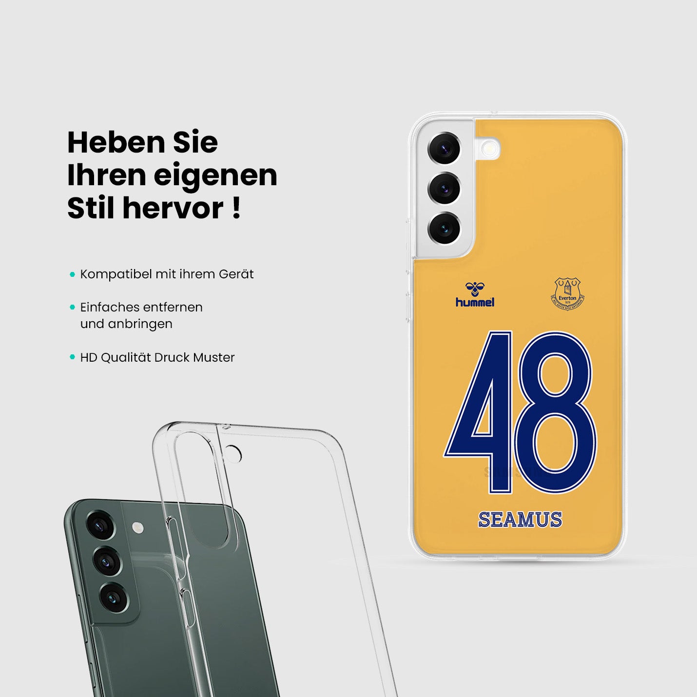 Personalisierte Everton Handyhülle - 1instaphone