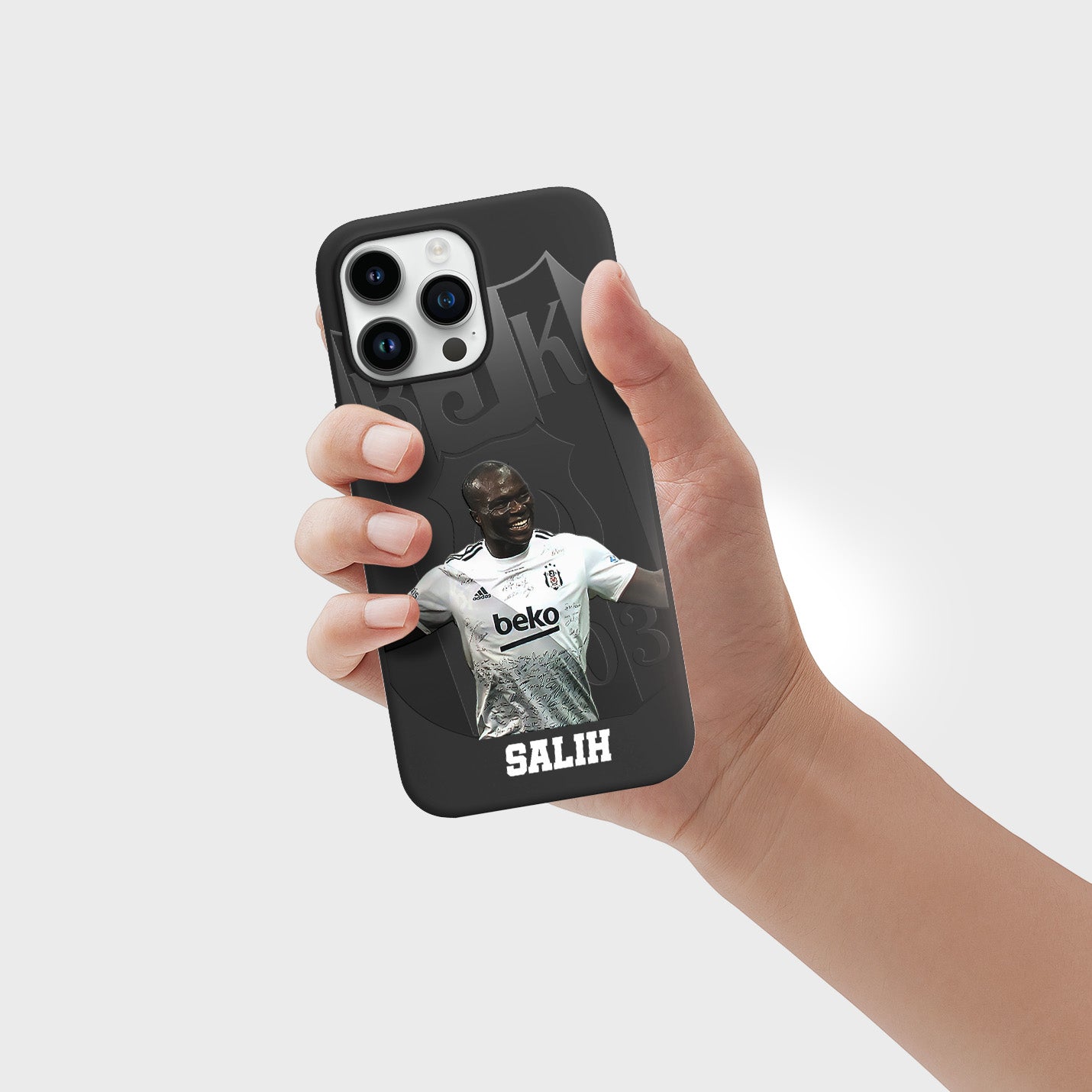 Vincent Aboubakar Beşiktaş Handyhülle mit Name - 1instaphone