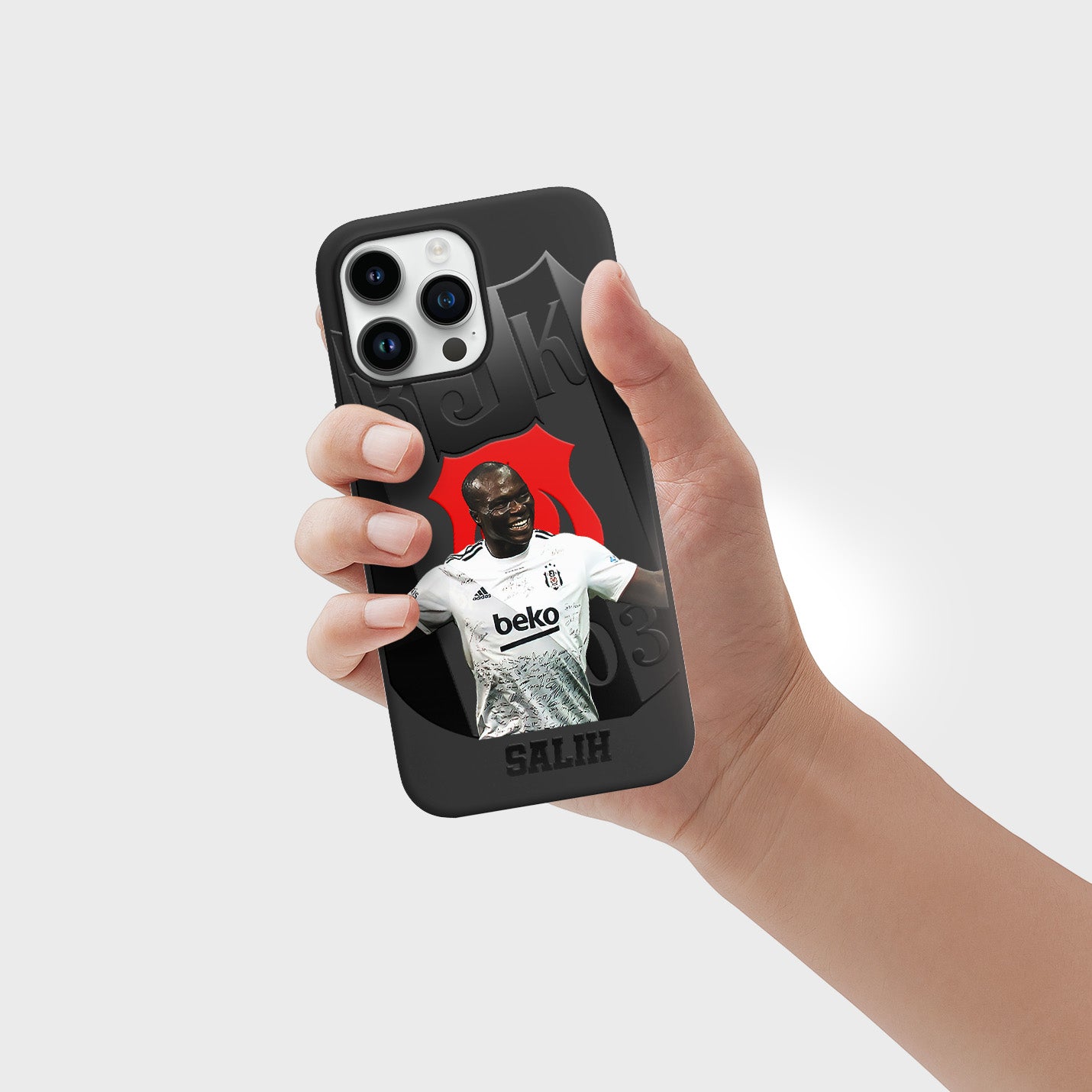 Vincent Aboubakar Beşiktaş Handyhülle mit Name - 1instaphone