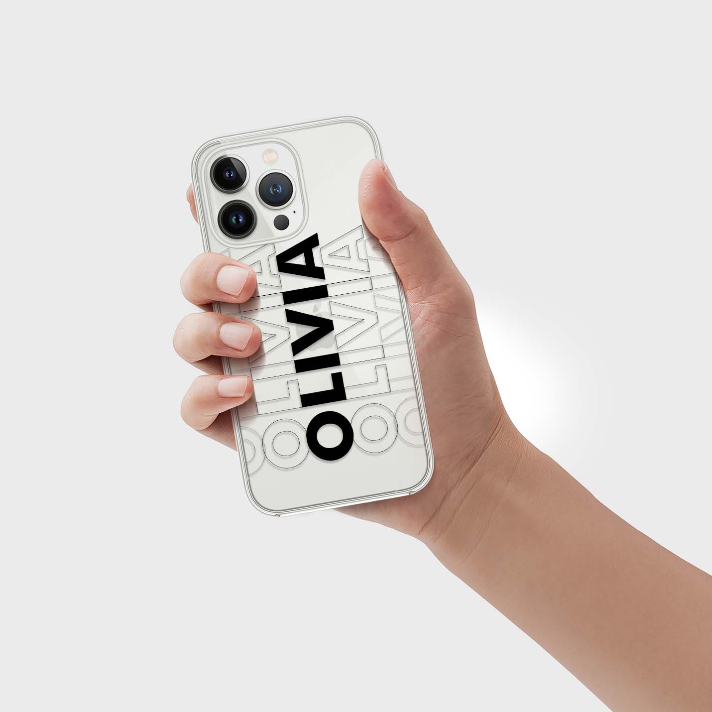Personalisierte Handyhülle mit Name 3D - 1instaphone
